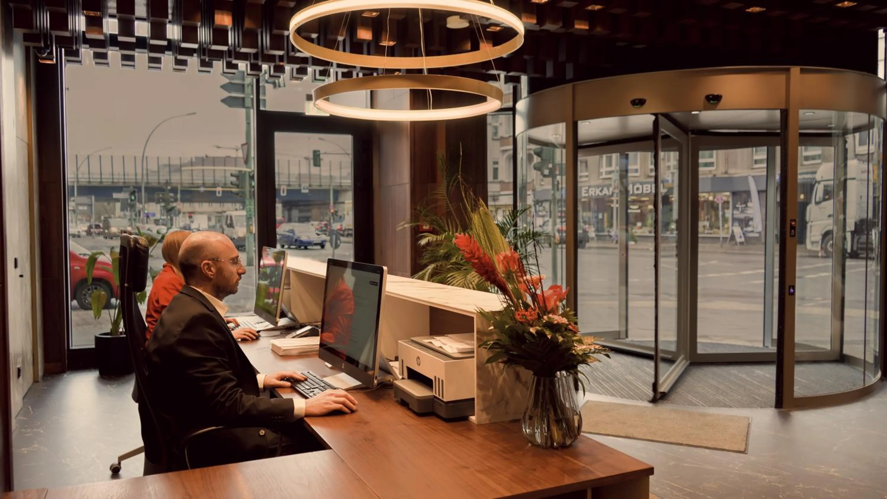 group of guests in Bellman Hotel