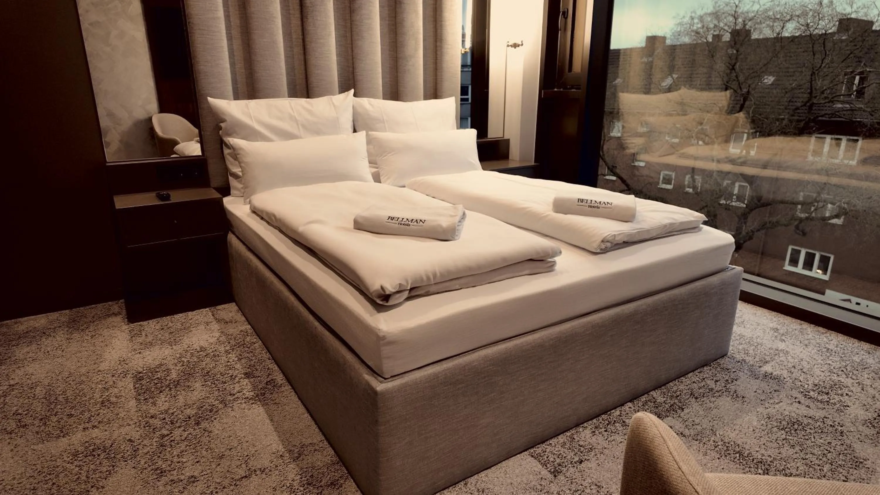 Bed in Bellman Hotel