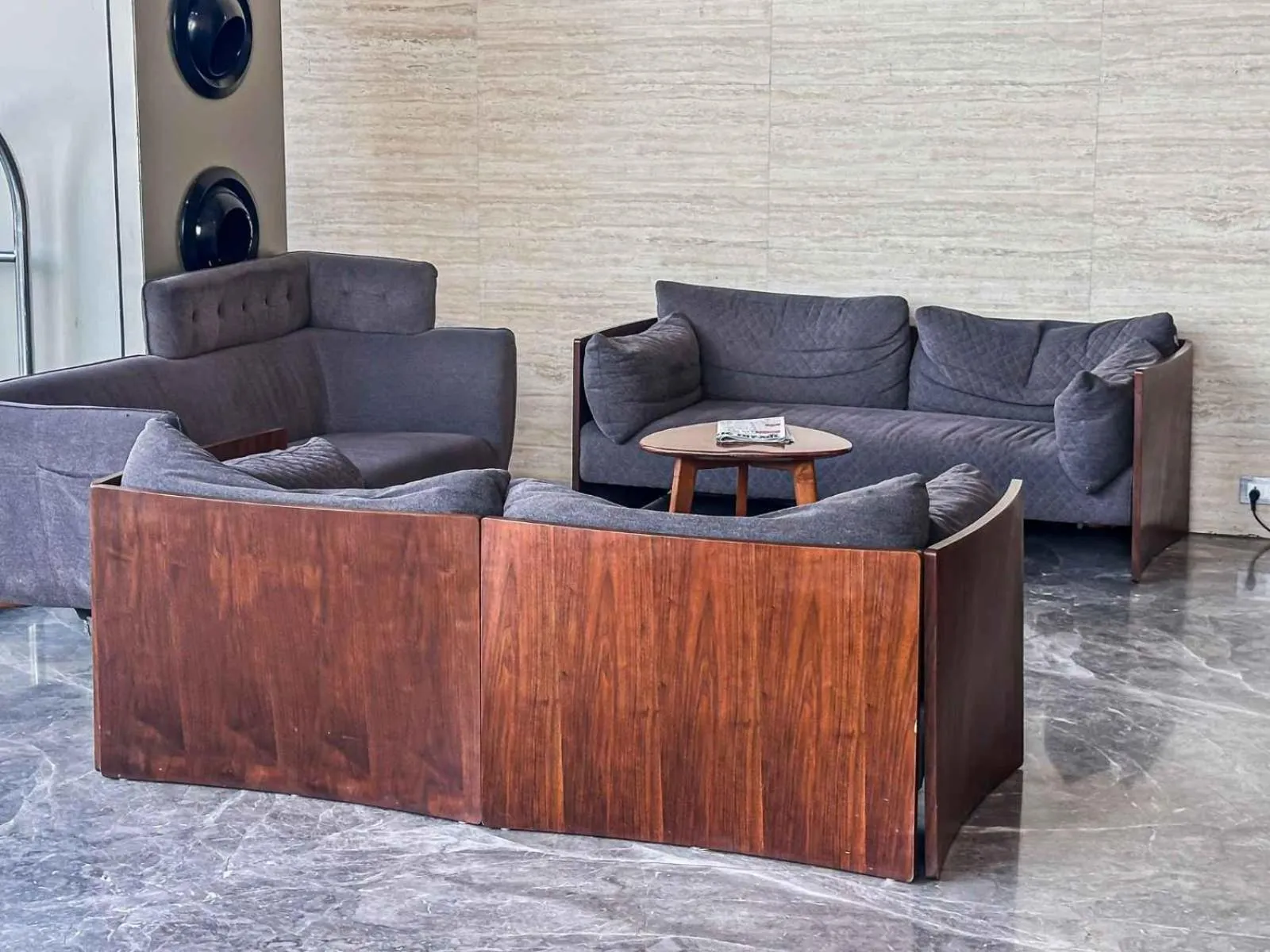 Seating area in Ambition studio apartment at weekend address