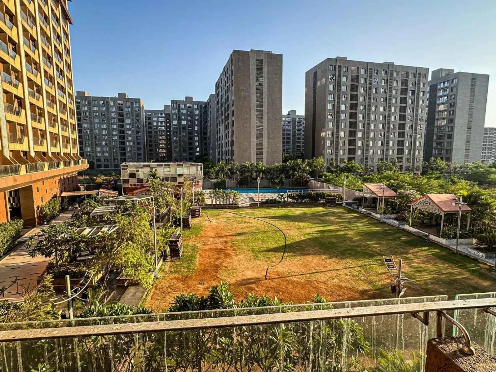 Garden in Ambition studio apartment at weekend address