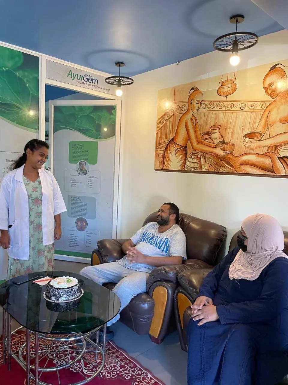 Seating area in Ayurgem Ayurveda Yoga and Wellness Retreat Munnar