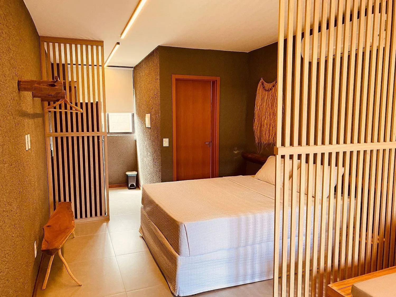 View (from property/room), Bed in Villas Manatee Milagres por Quarto à Vista