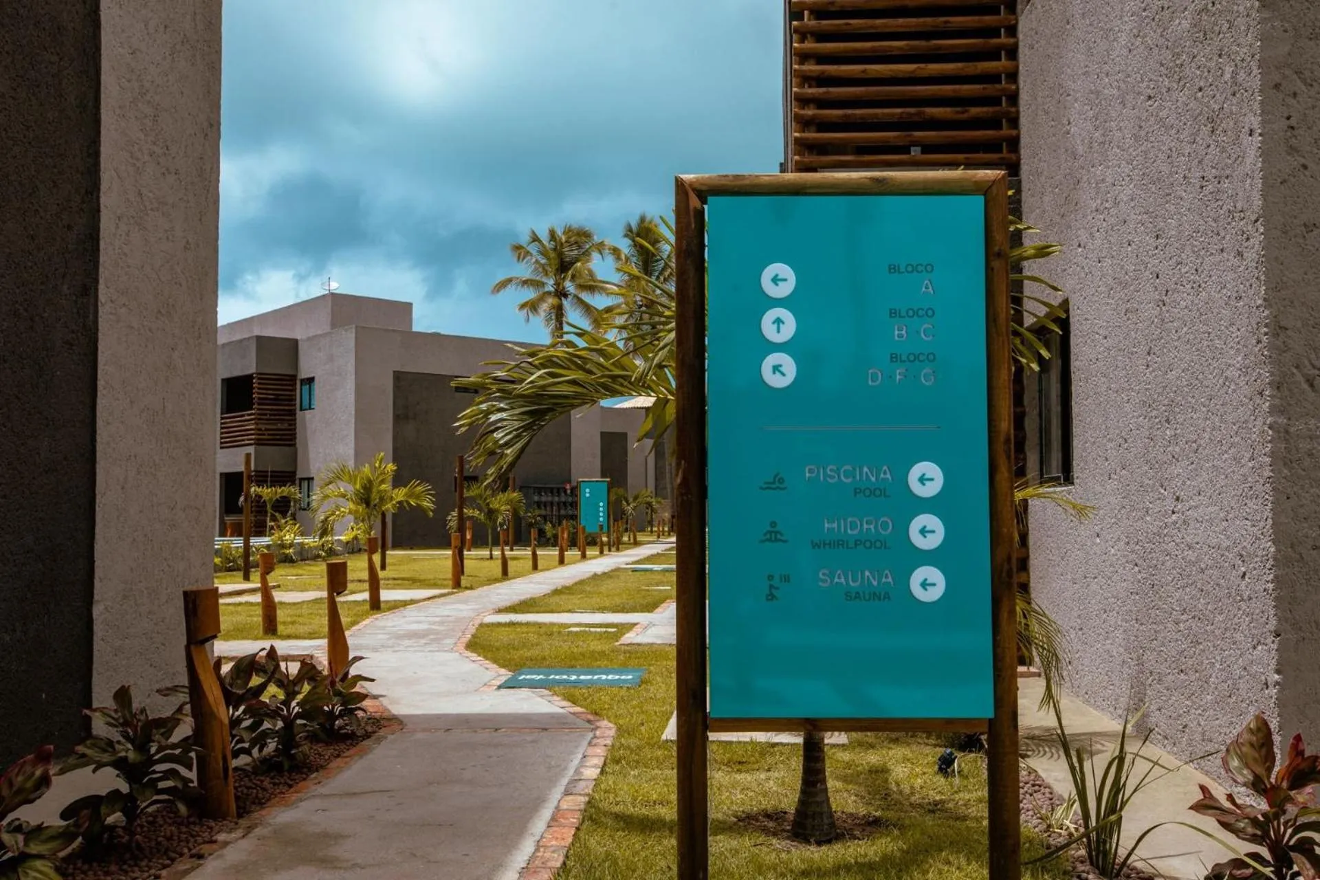 Area and facilities in Villas Manatee Milagres por Quarto à Vista