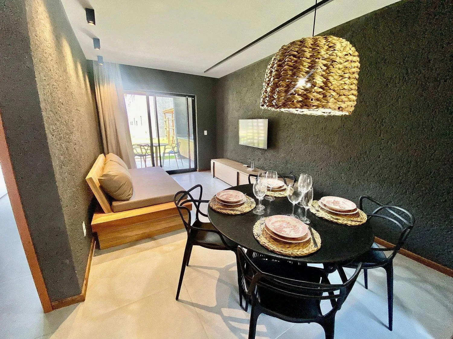 Living room in Villas Manatee Milagres por Quarto à Vista