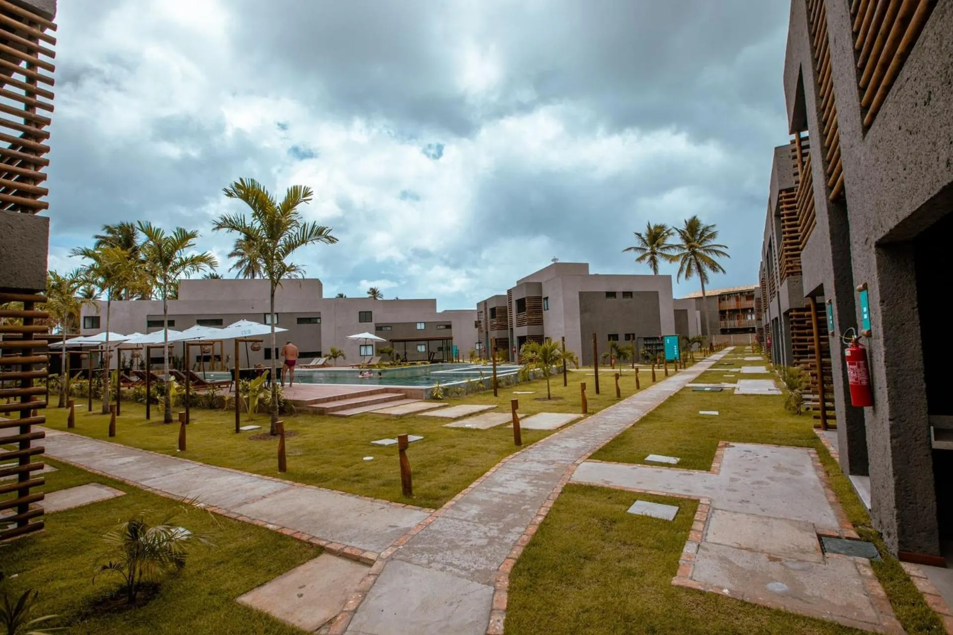 Area and facilities in Villas Manatee Milagres por Quarto à Vista