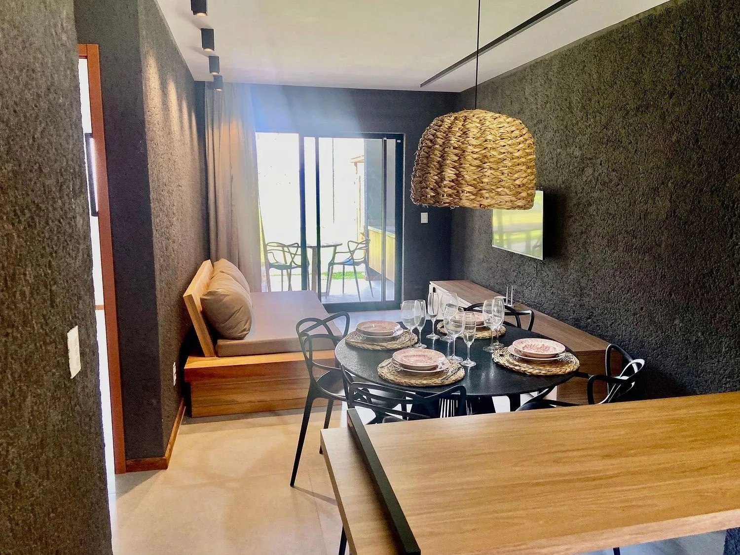 Living room in Villas Manatee Milagres por Quarto à Vista