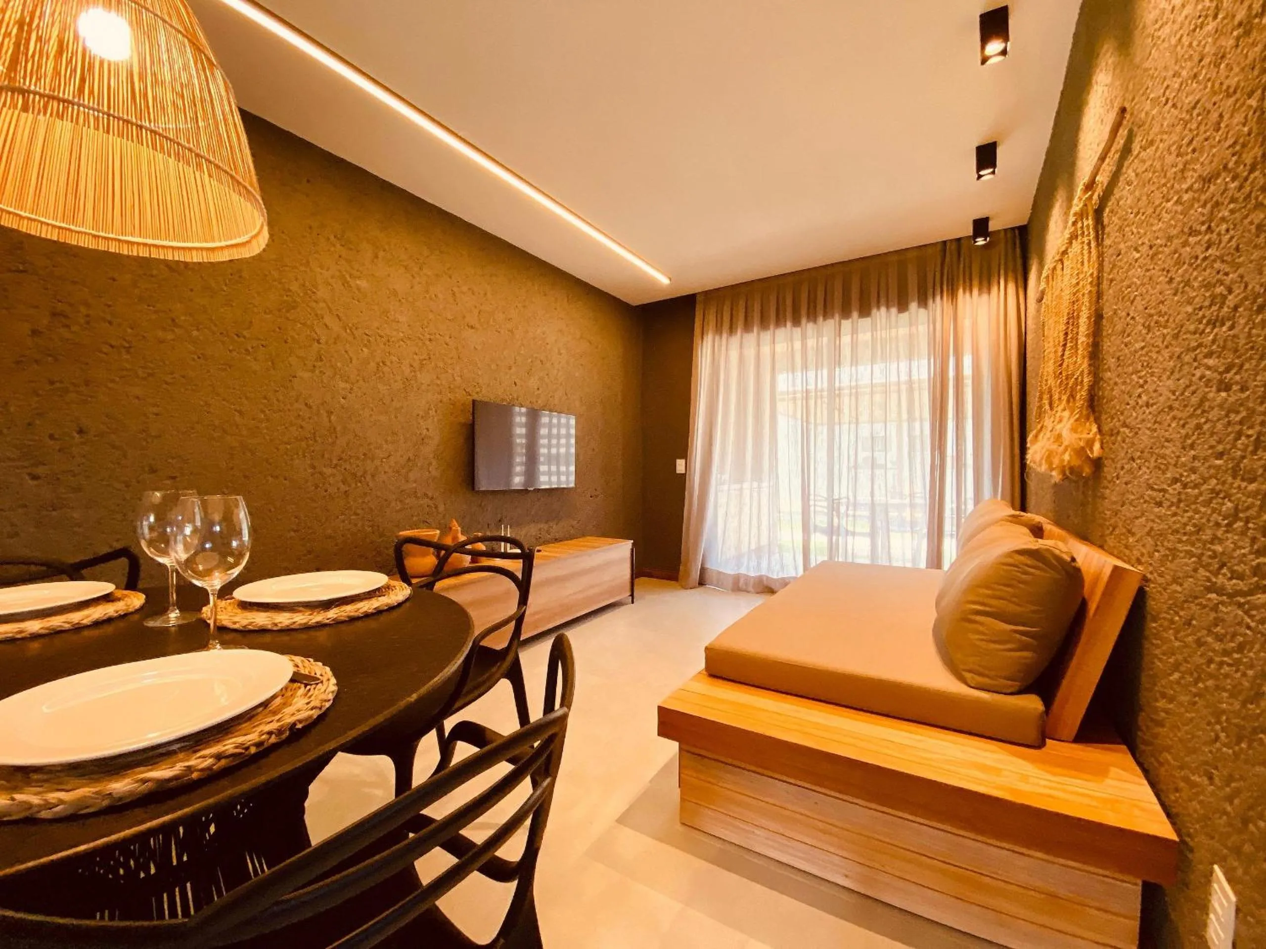 Living room in Villas Manatee Milagres por Quarto à Vista