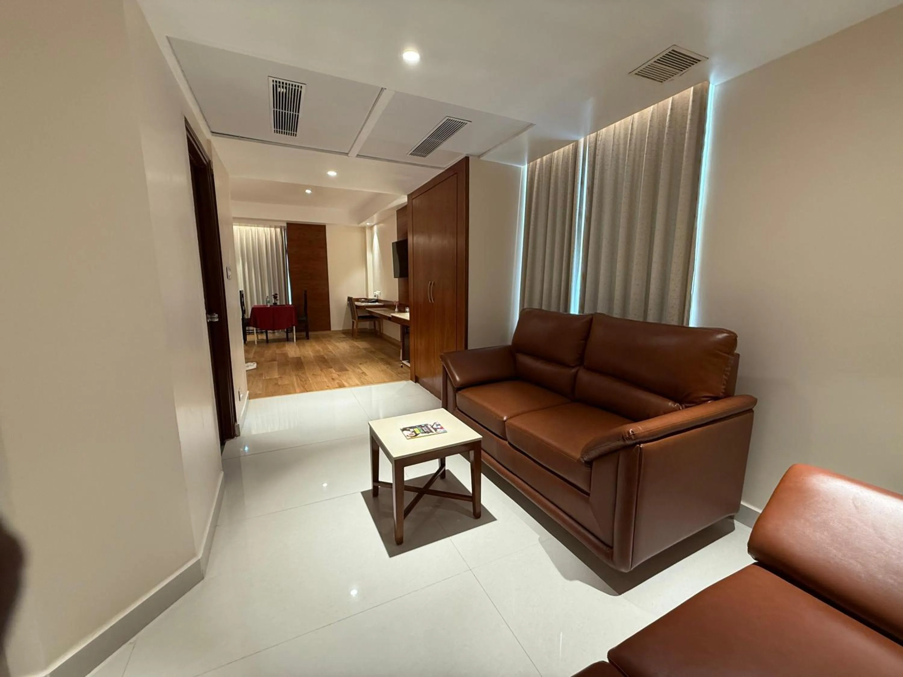 Living room in Hotel the Plaza