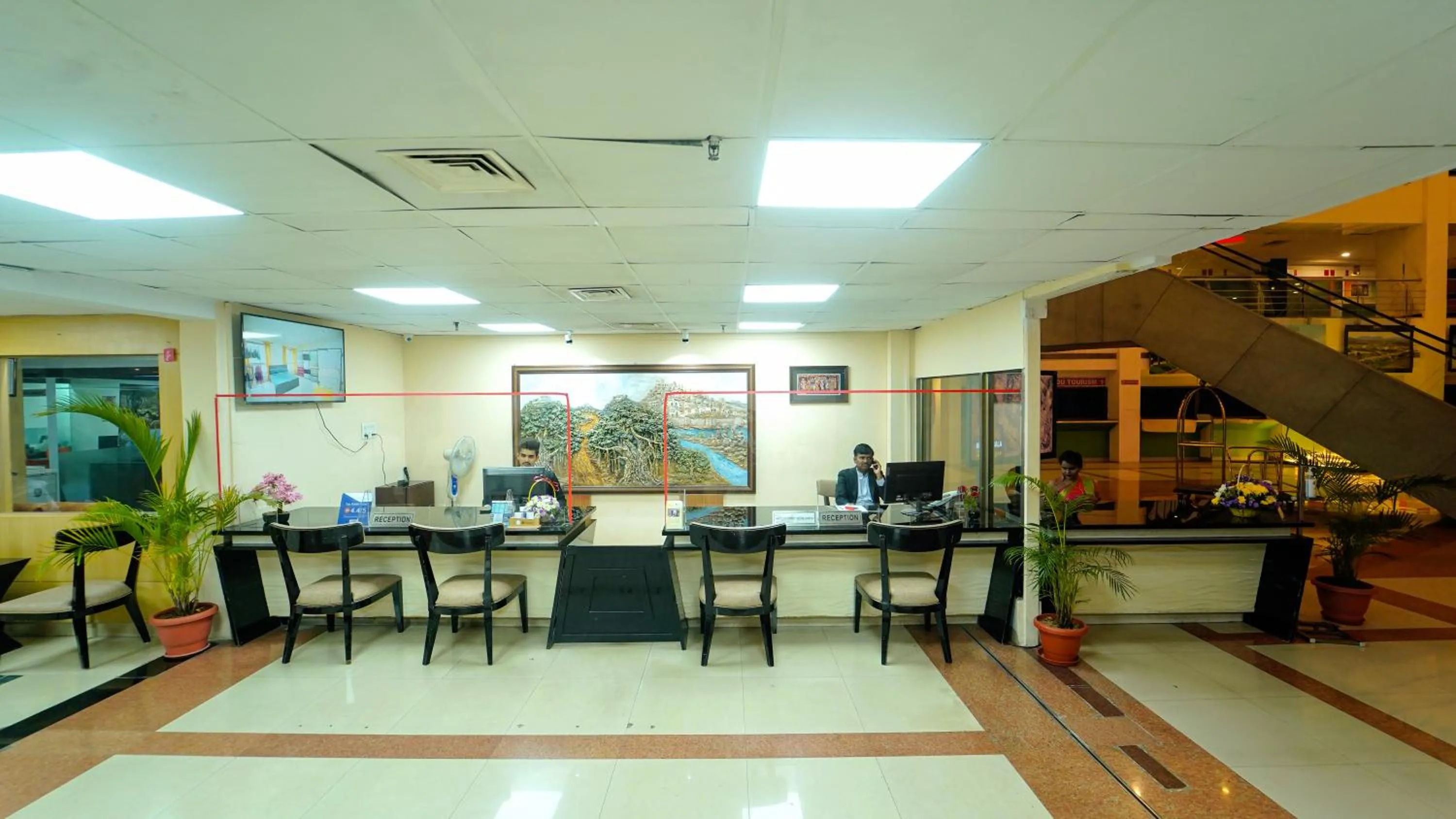 Lobby or reception in Hotel the Plaza