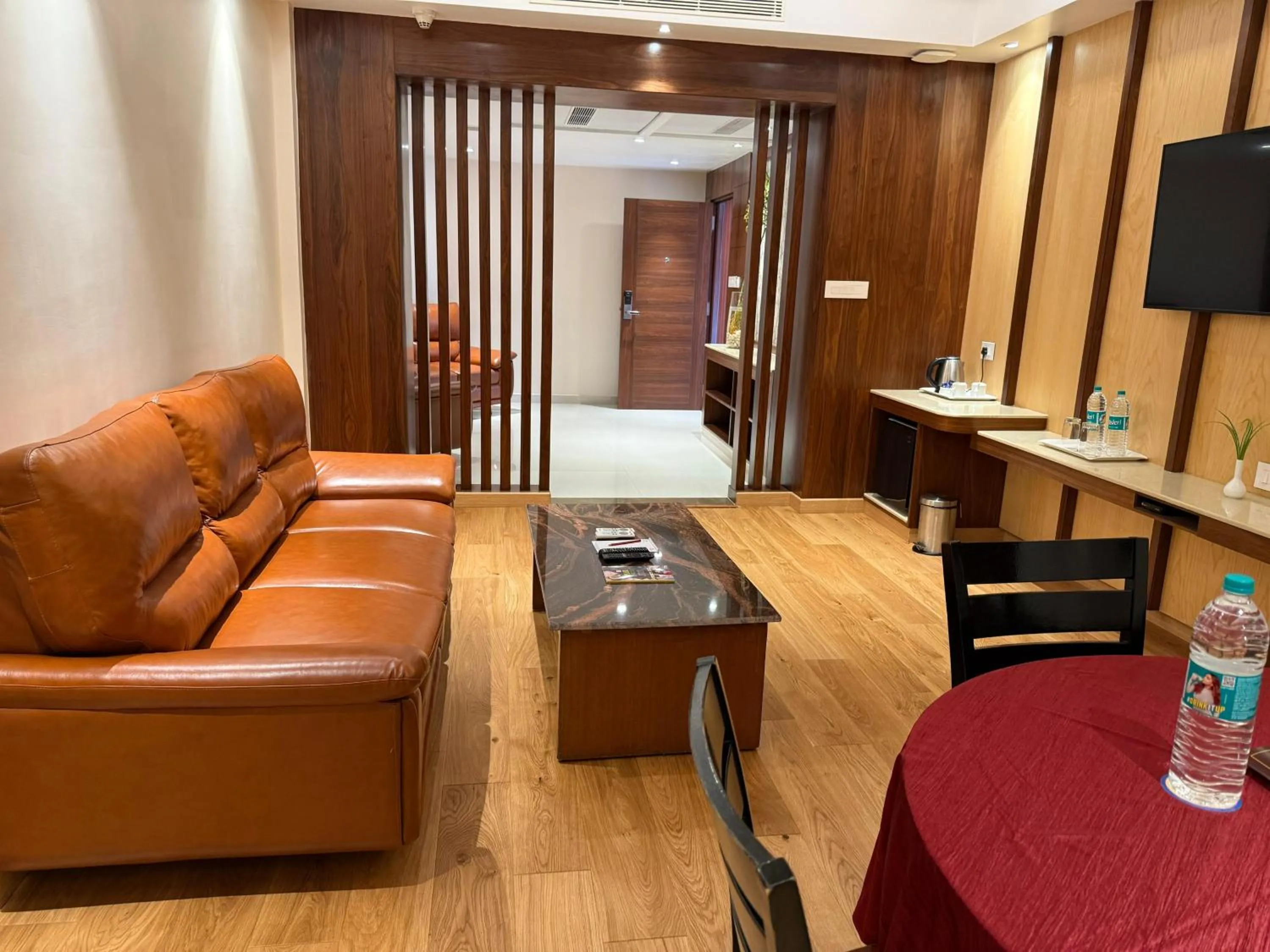 Living room in Hotel the Plaza