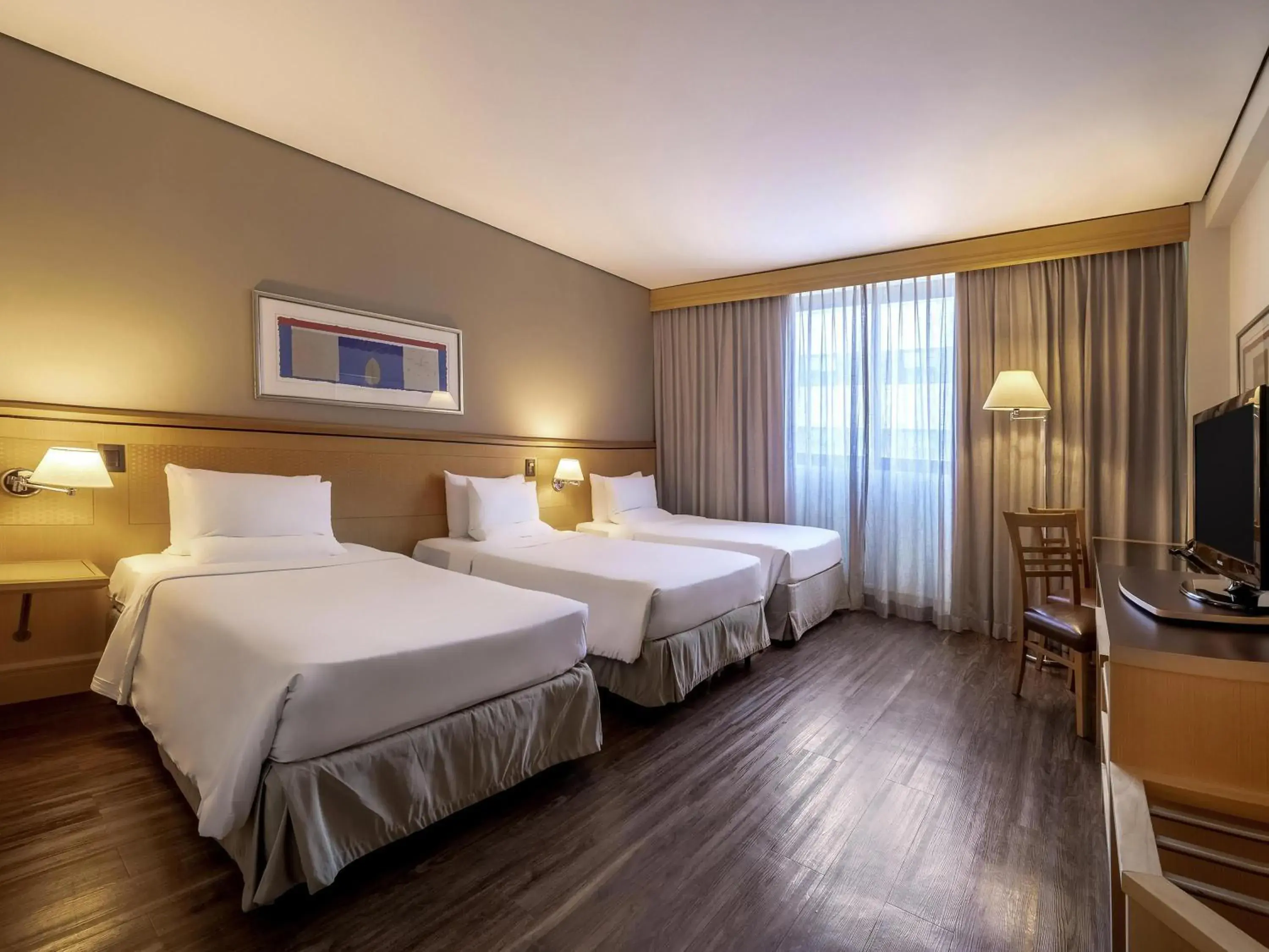 Standard Apartment with Three Single Beds in Novotel Sao Paulo Center Norte Standard Apartment with Three Single Beds in Novotel Sao Paulo Center Norte