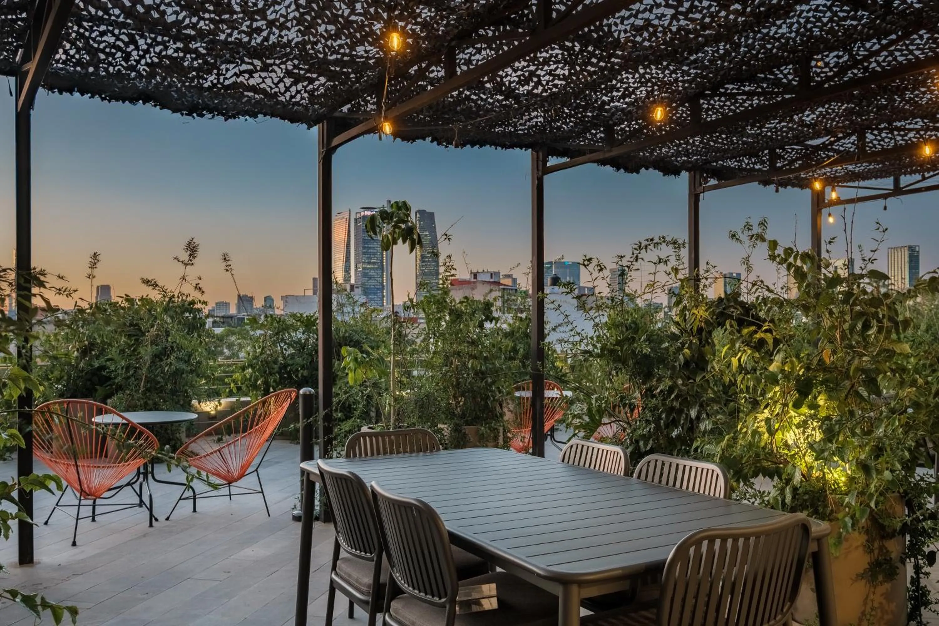 Balcony/Terrace in Nido Parque Mexico