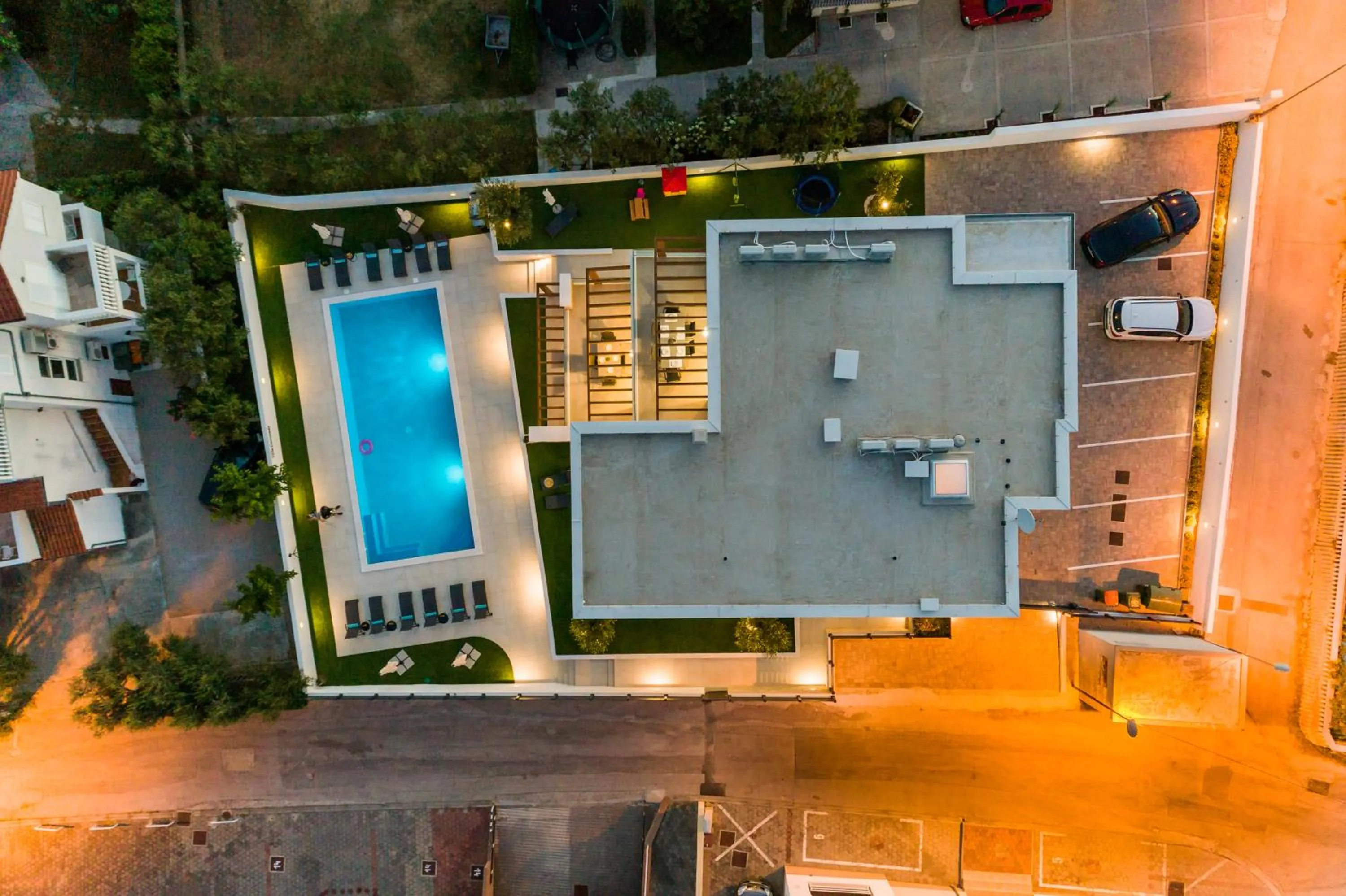 Bird's eye view in Villa Corcovado Deluxe Apartments with Heated Pool