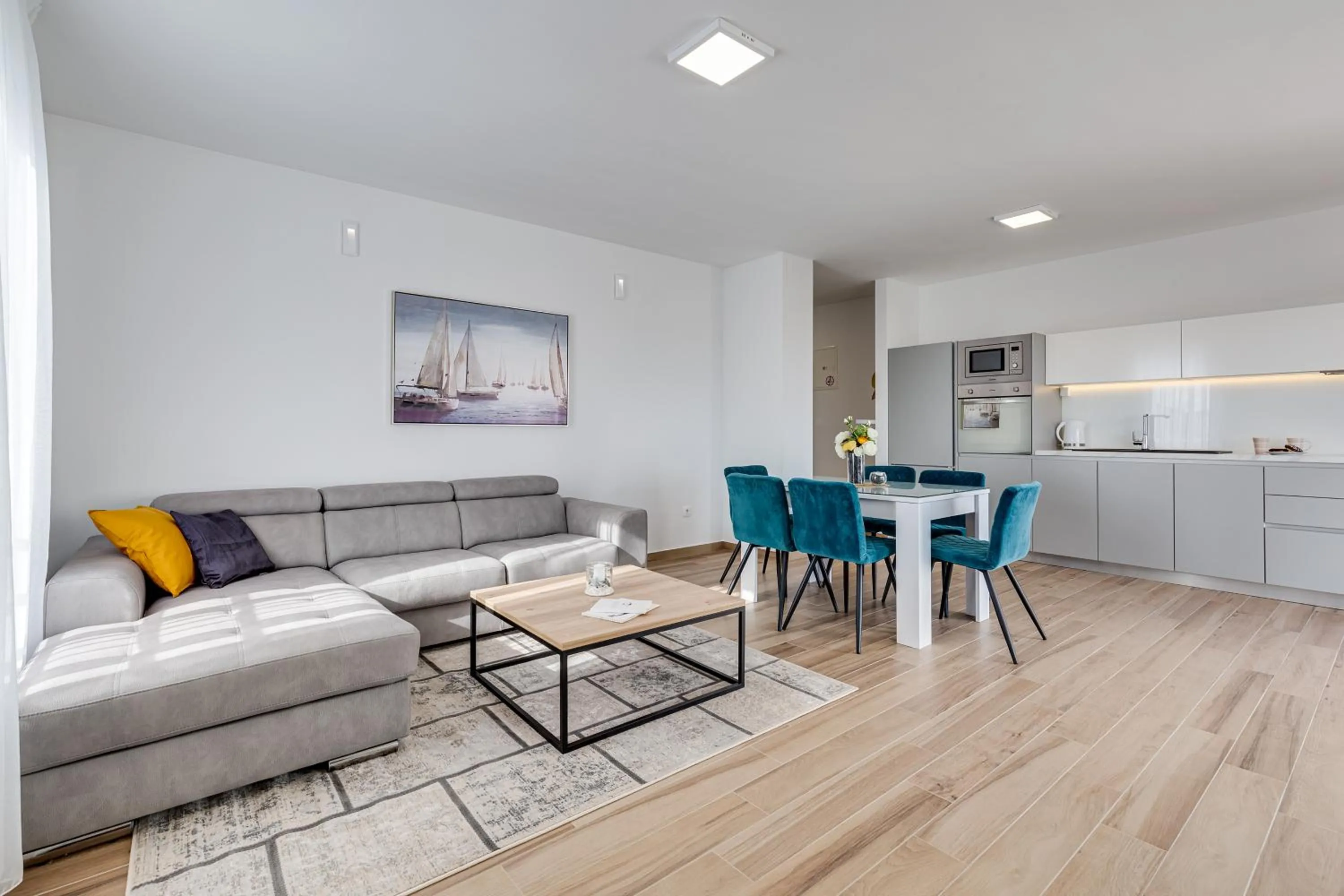 Kitchen or kitchenette in Villa Corcovado Deluxe Apartments with Heated Pool