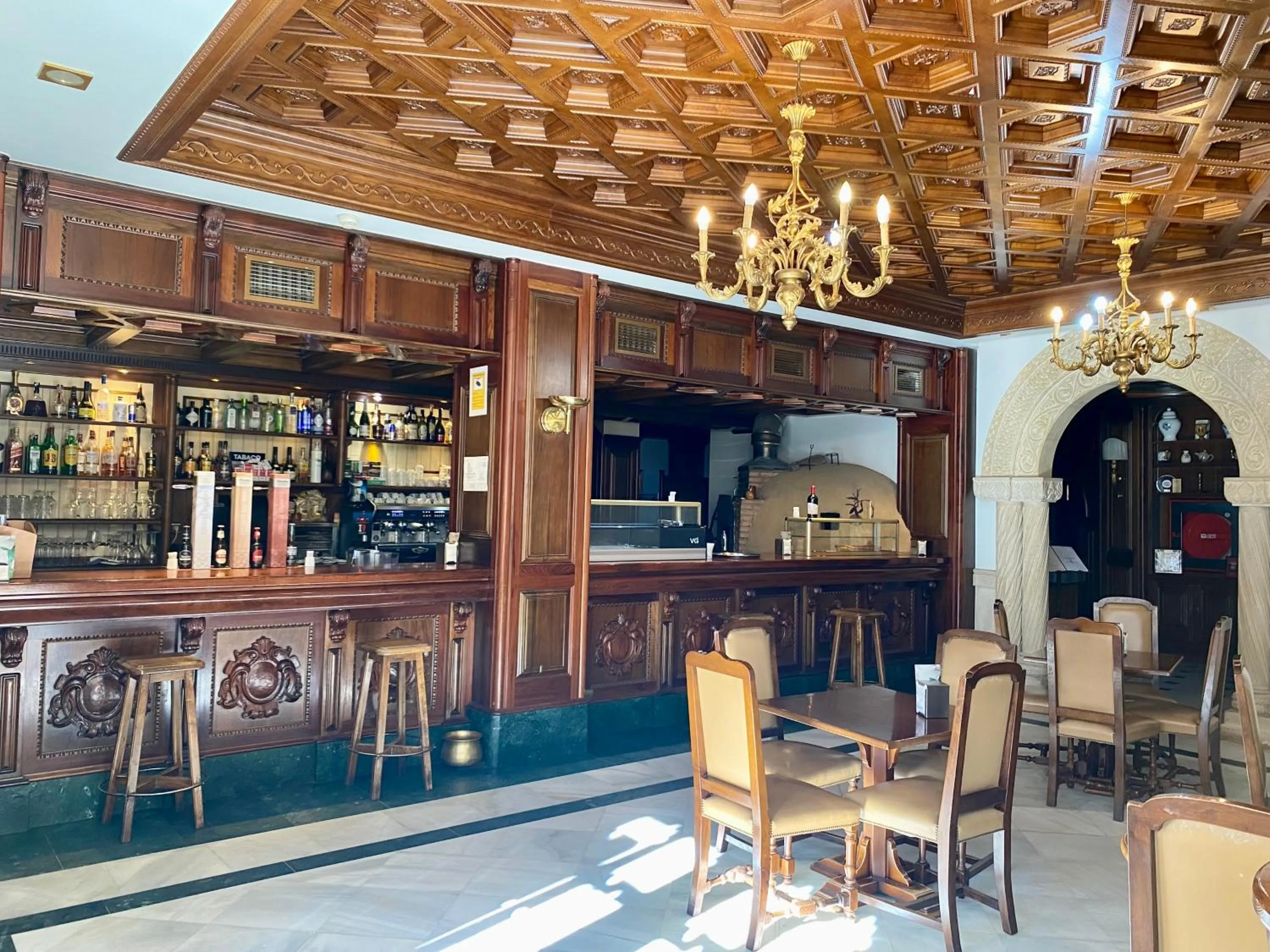 Decorative detail in Hotel Aranda