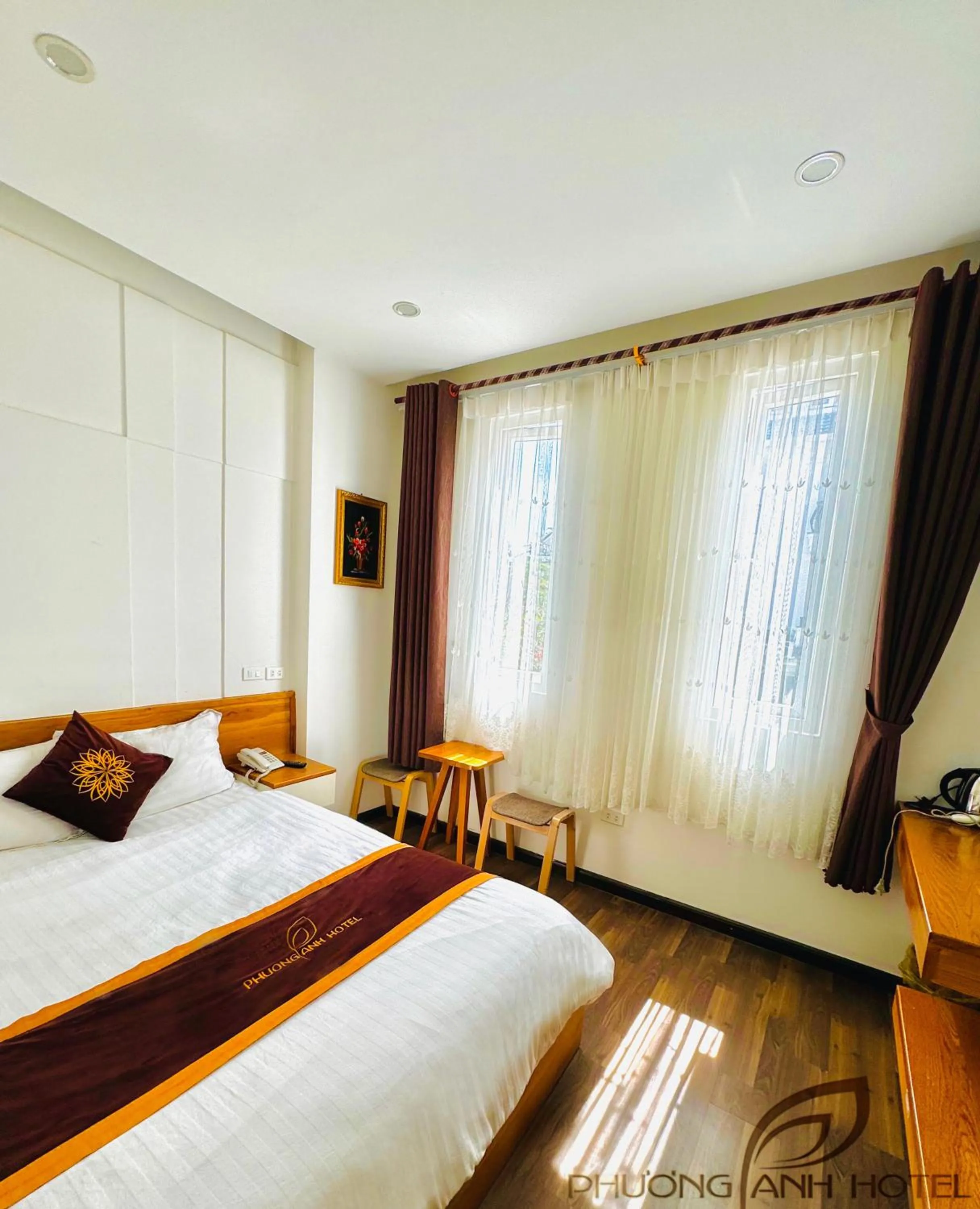 Bed in Phương Anh Valley Hotel