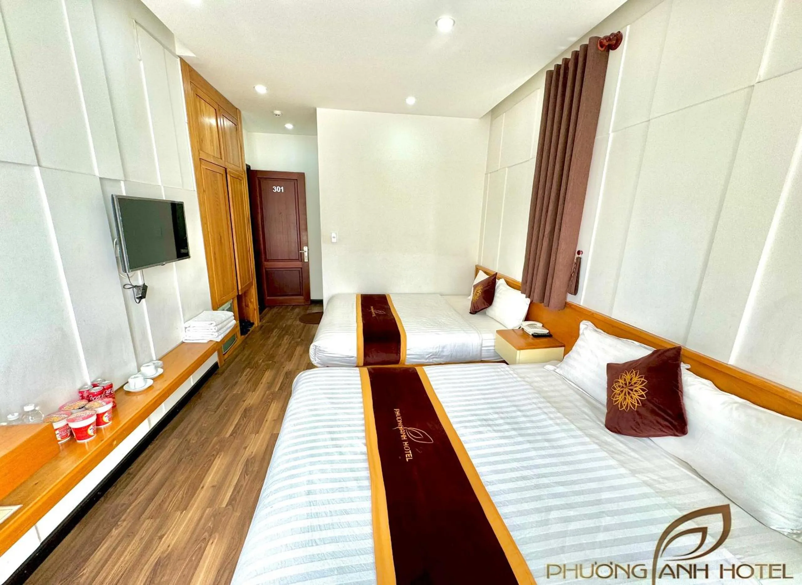 Living room, Bed in Phương Anh Valley Hotel