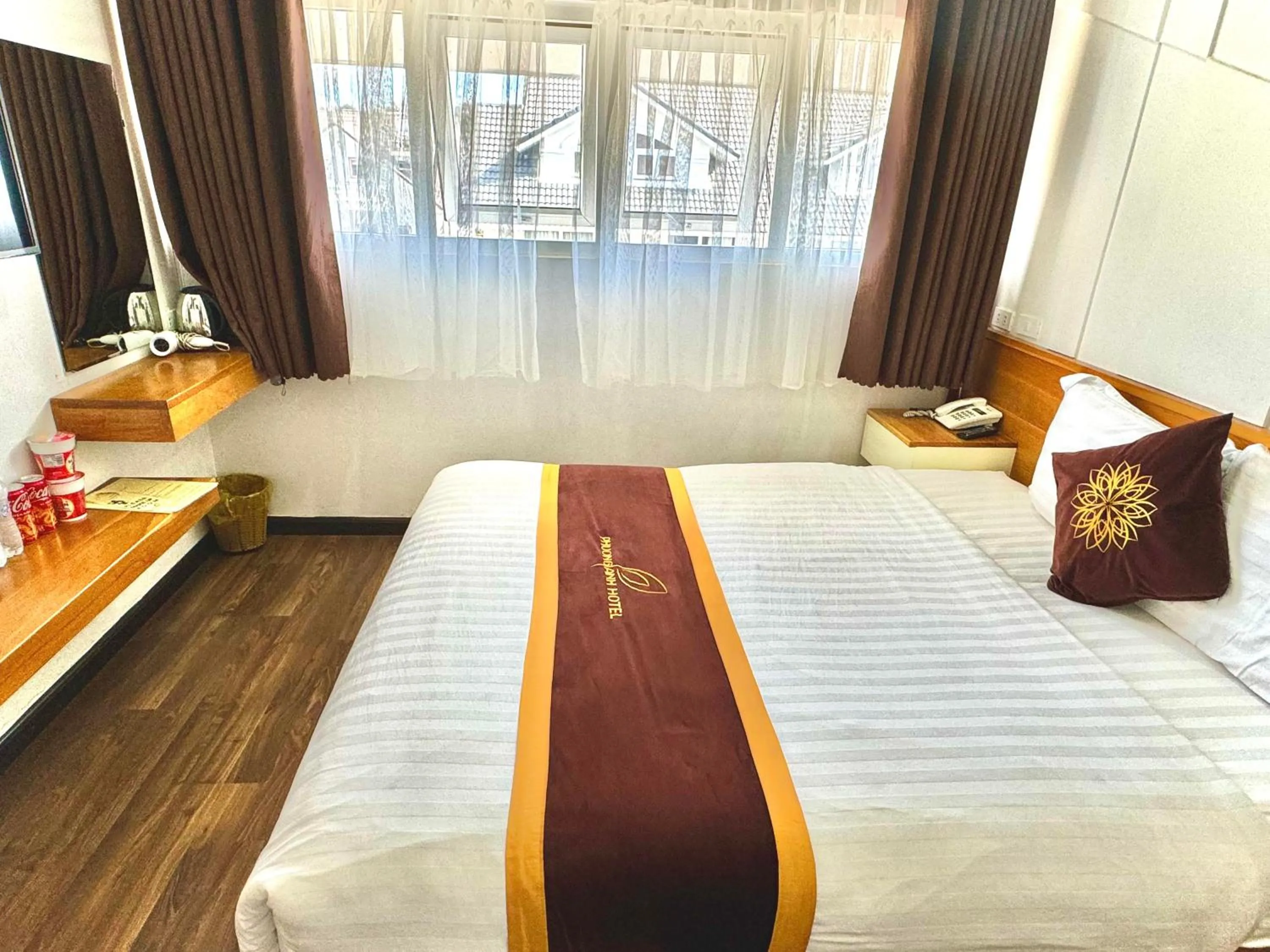 Bed in Phương Anh Valley Hotel