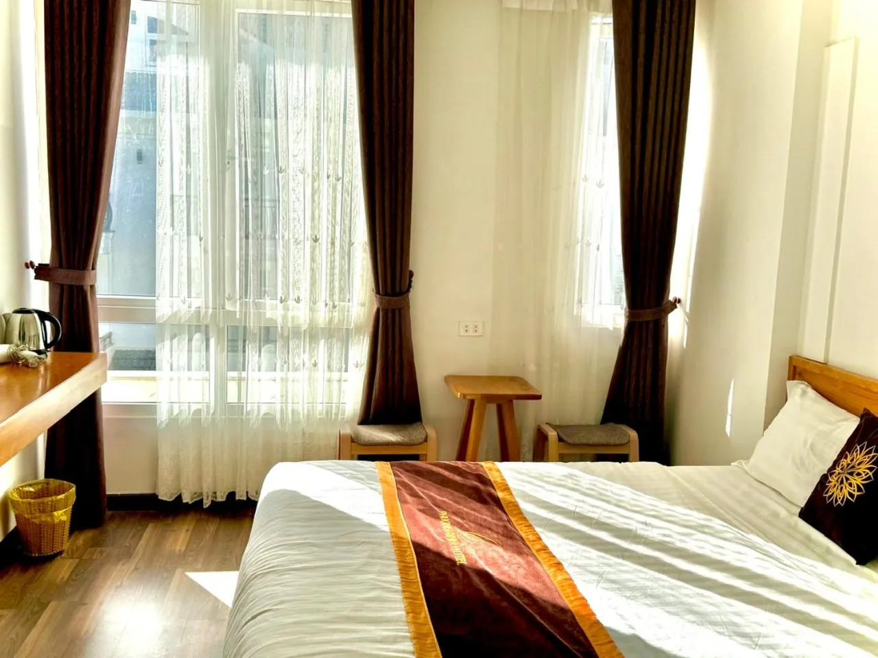 Bed in Phương Anh Valley Hotel