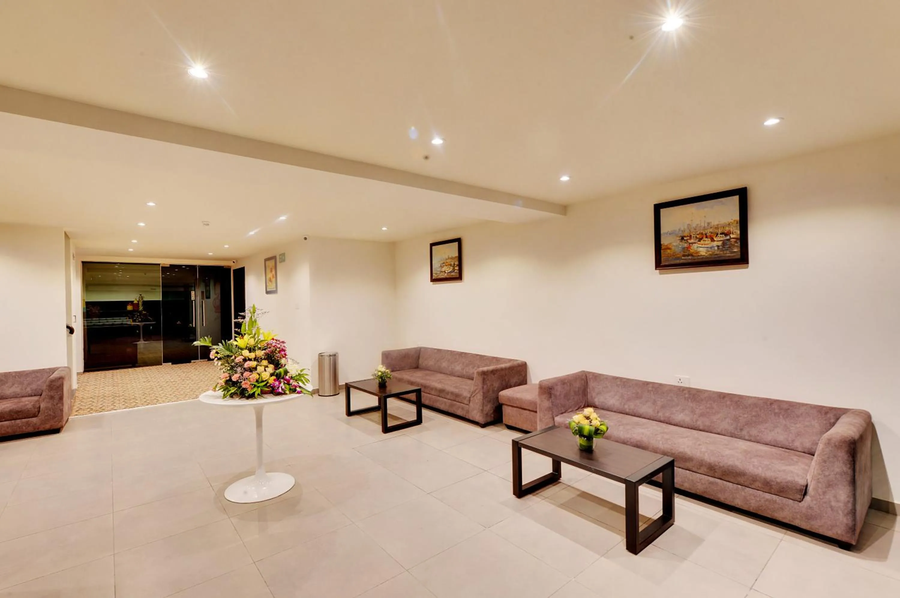 Lobby or reception in The Lavender Hotel