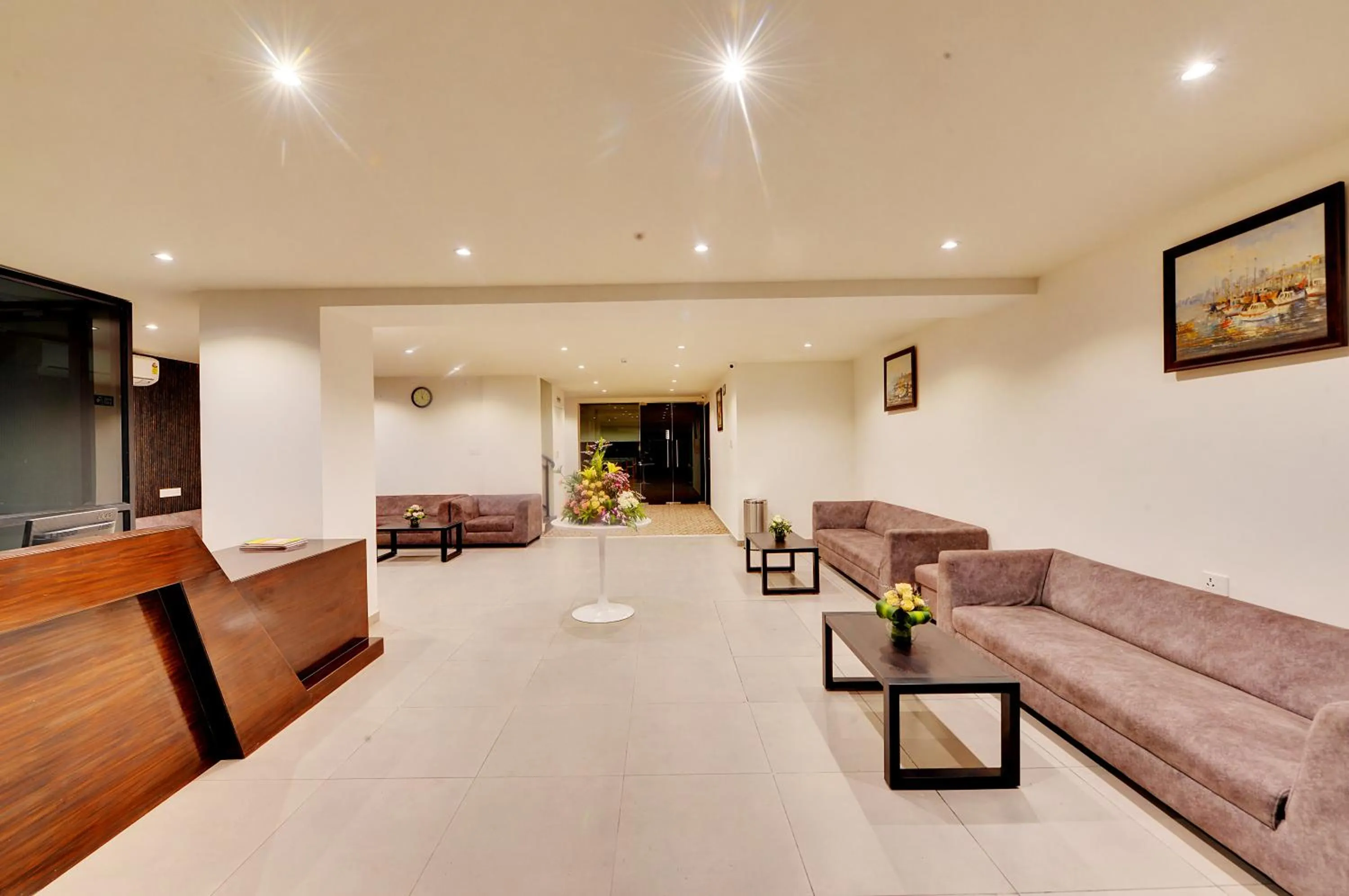 Lobby or reception in The Lavender Hotel