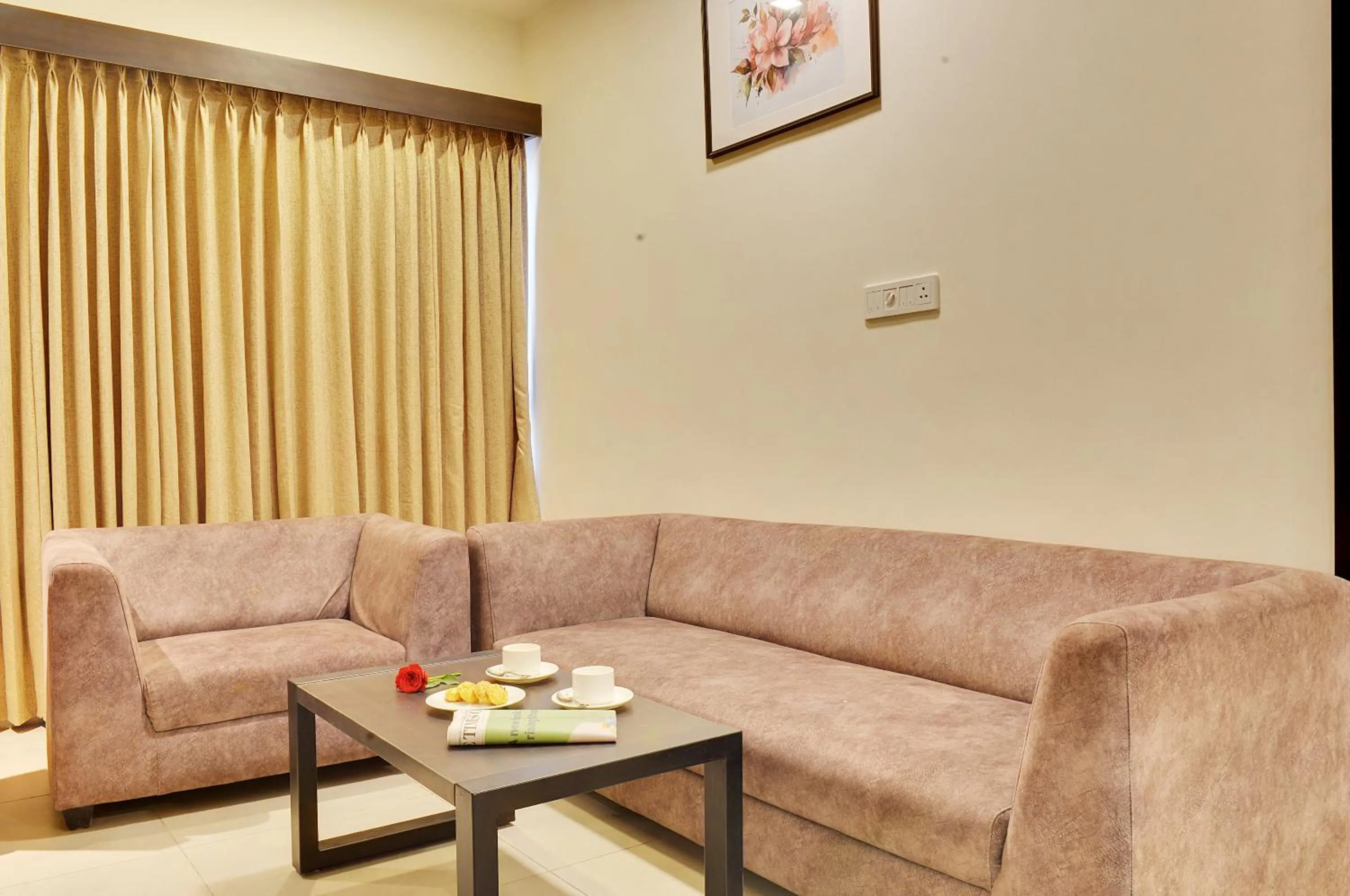 Seating area in The Lavender Hotel