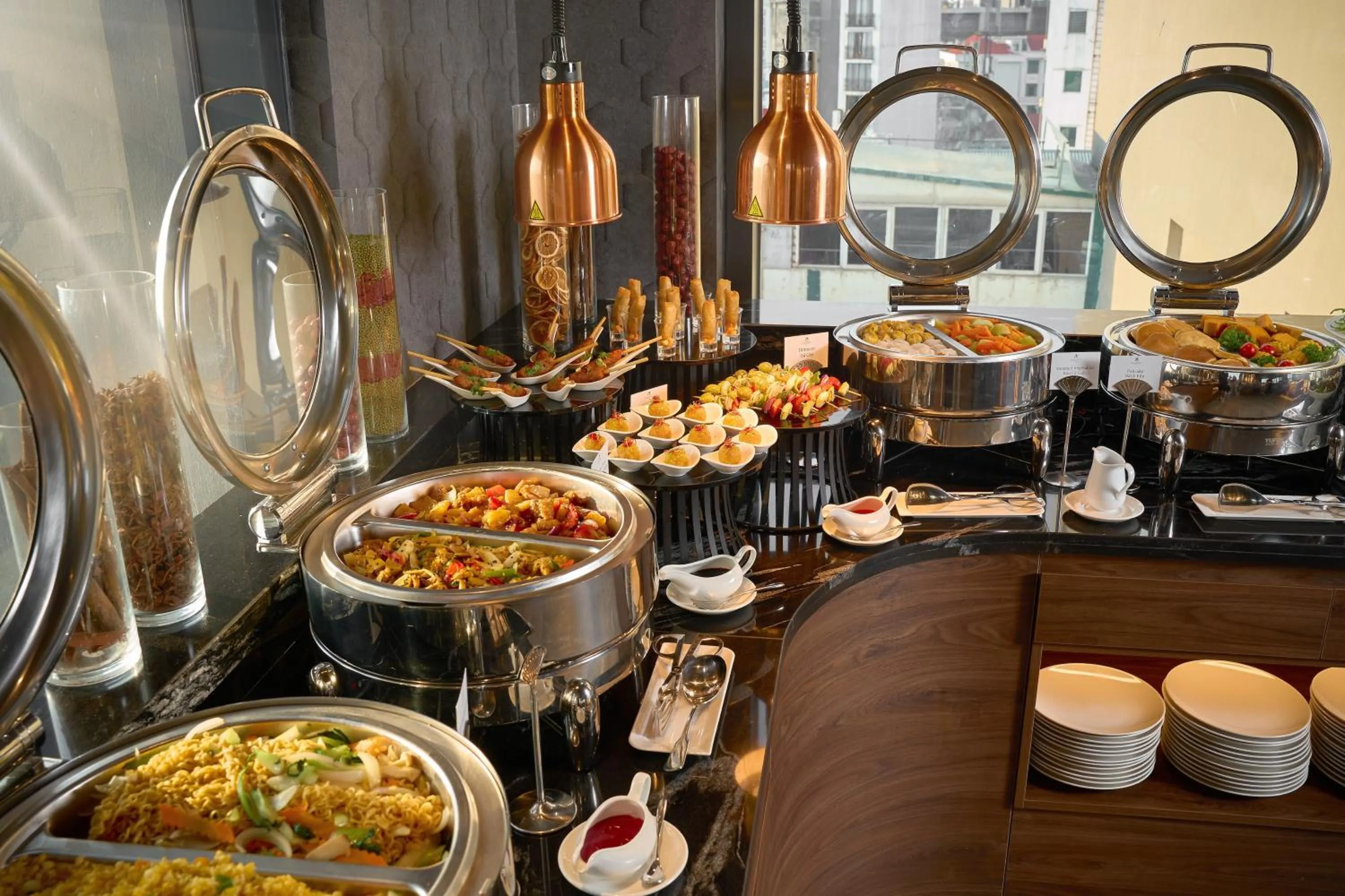 Food close-up in CLASSYC Hotel