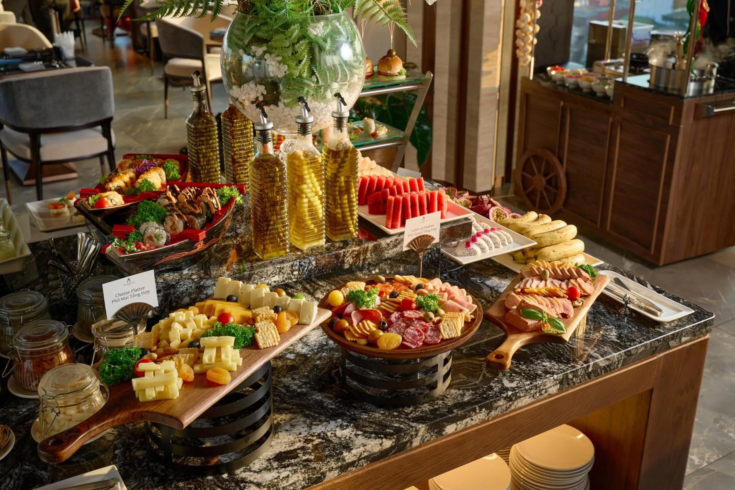 Food close-up in CLASSYC Hotel