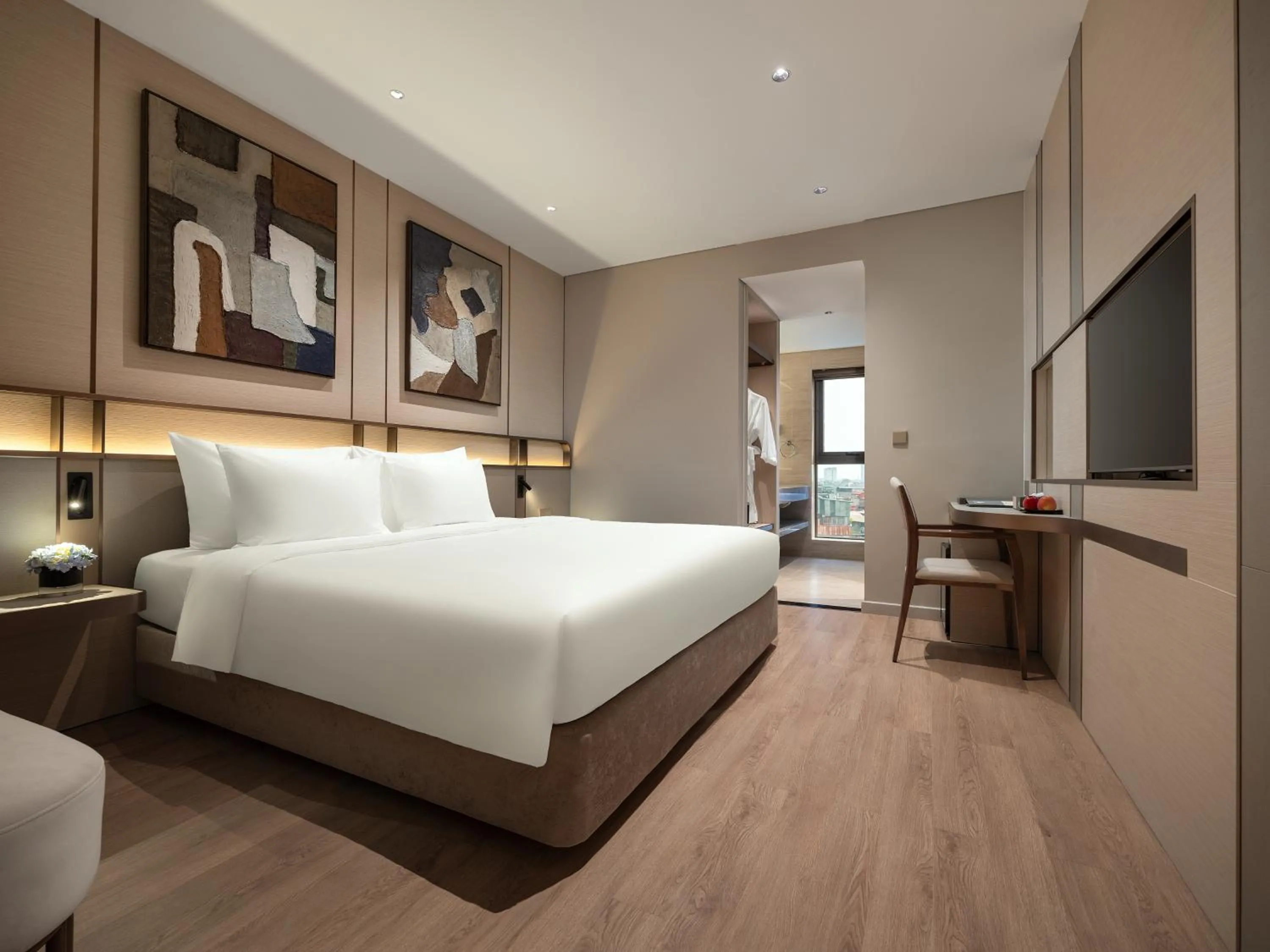 View (from property/room), Bed in CLASSYC Hotel