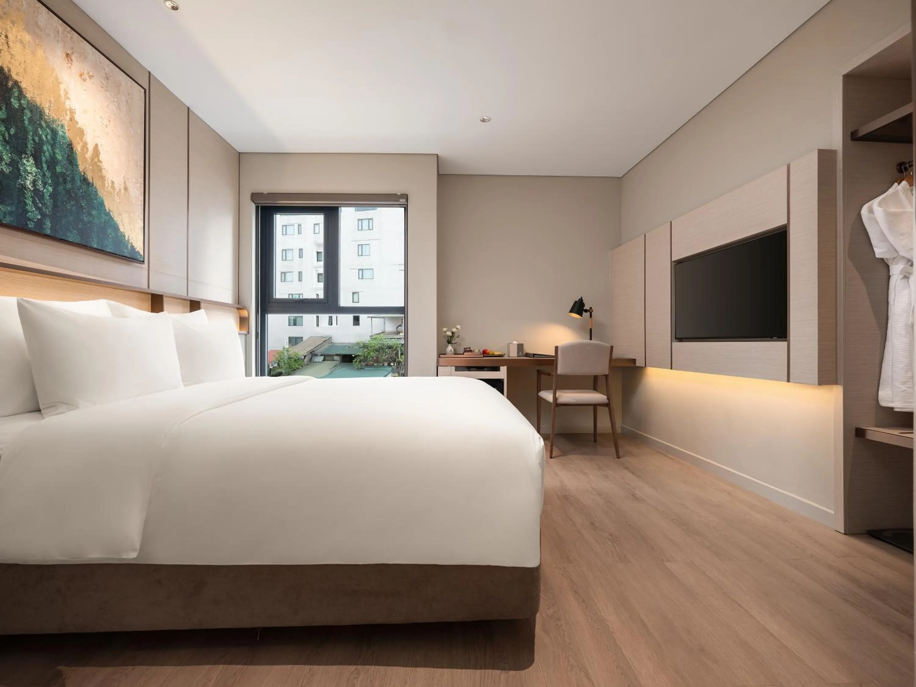 View (from property/room), Bed in CLASSYC Hotel