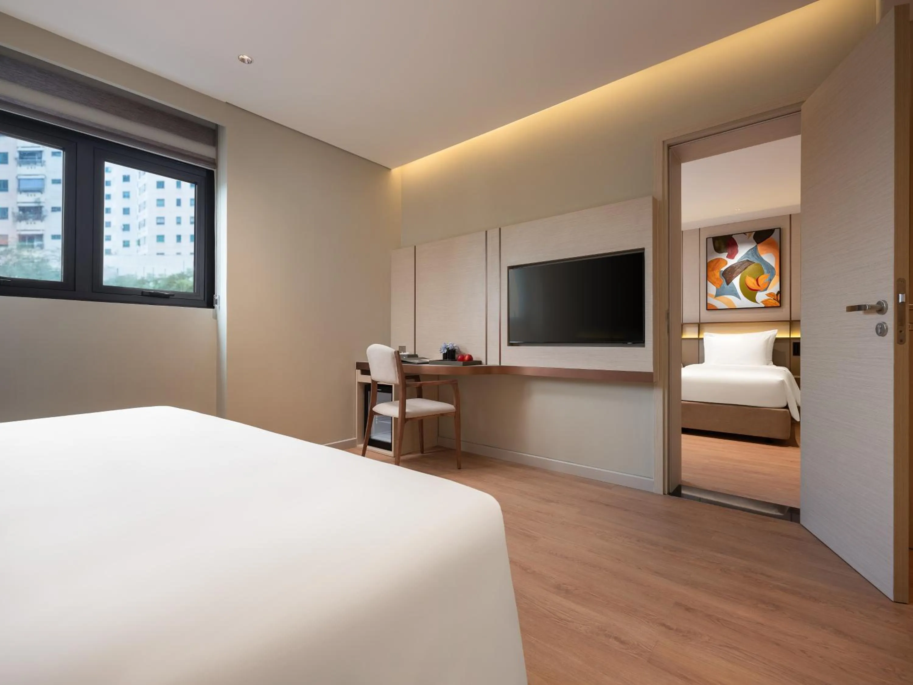 View (from property/room), Bed in CLASSYC Hotel