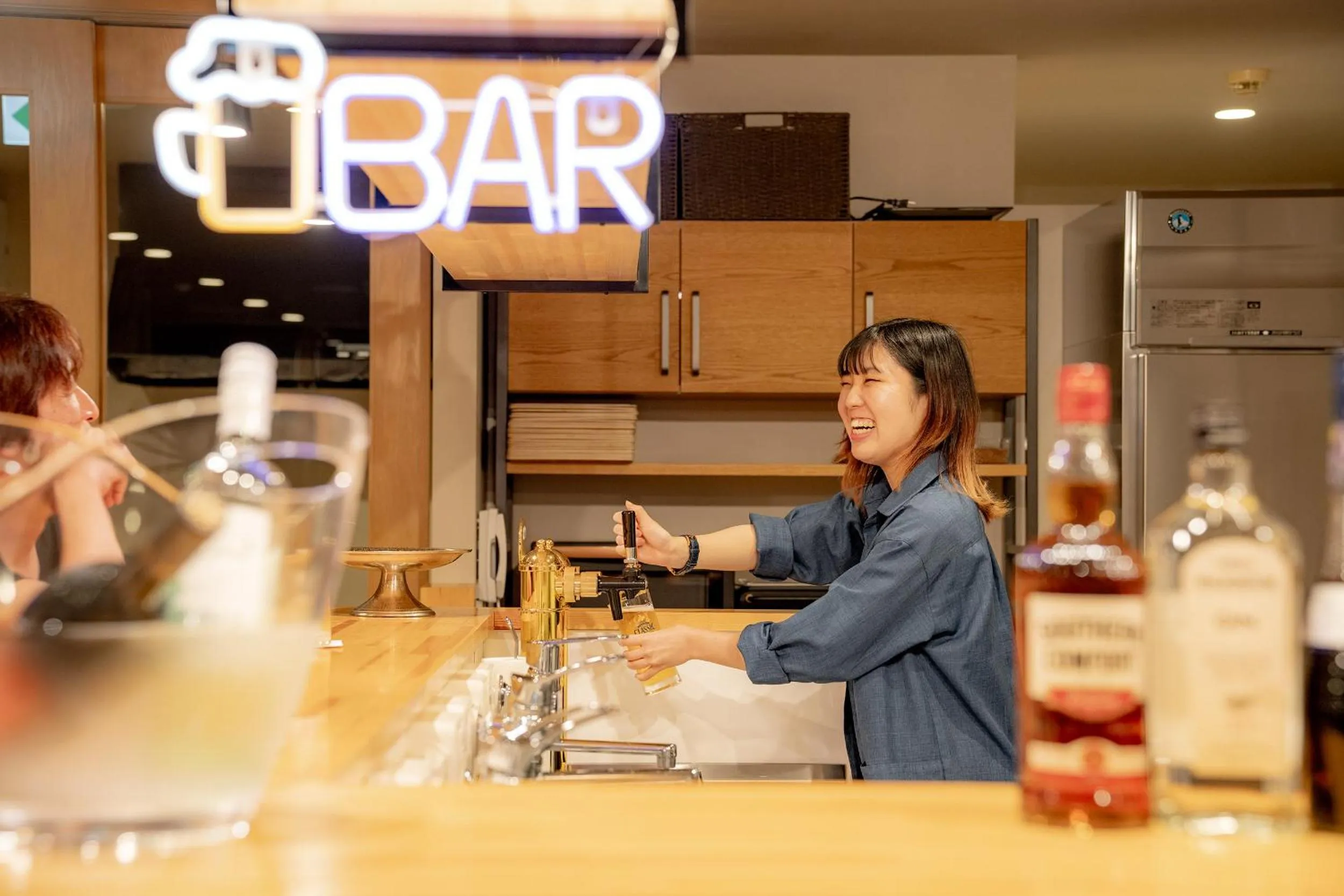 Lounge or bar in Grand Hostel LDK Odori Park