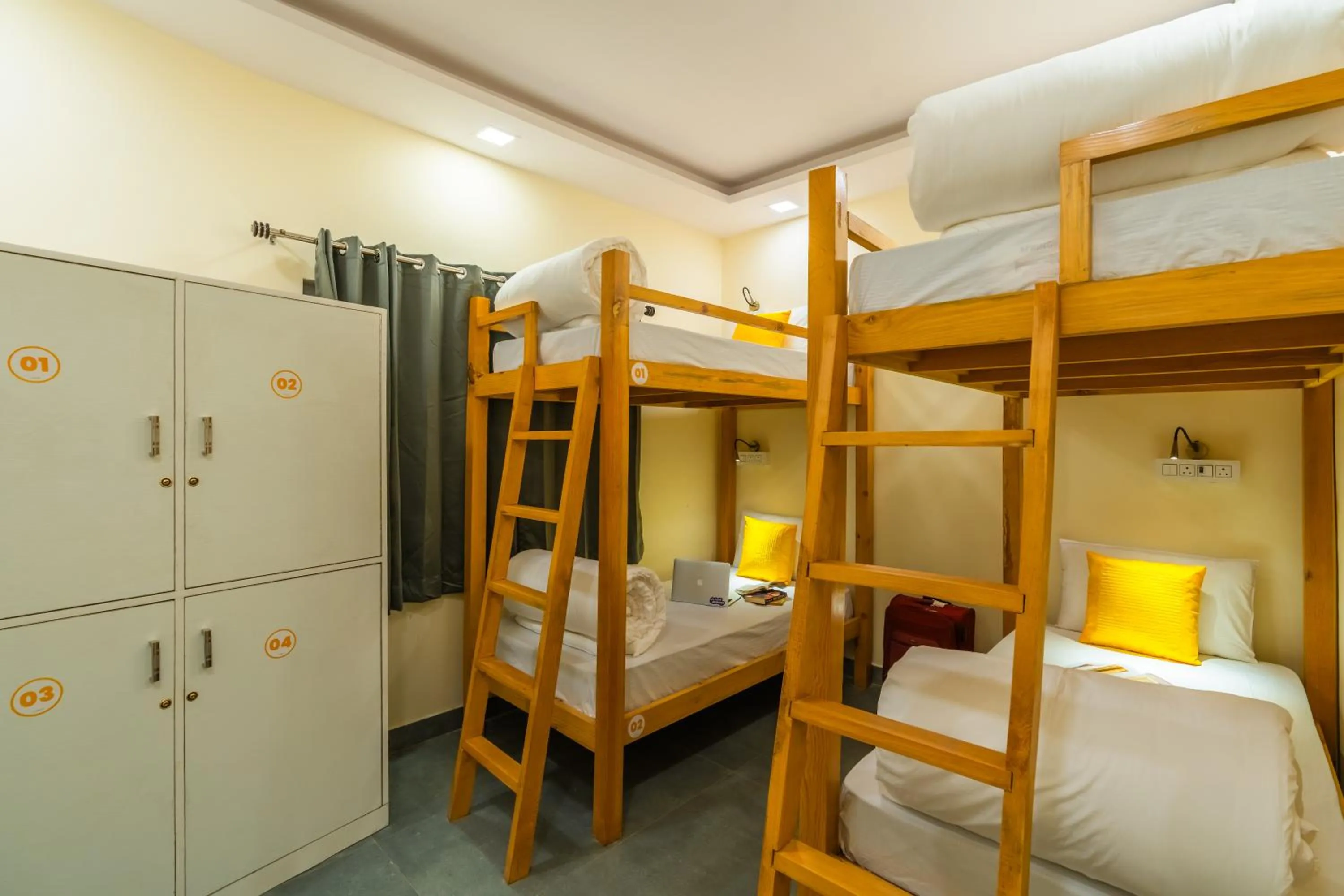 Bed in The Social Stays Rishikesh