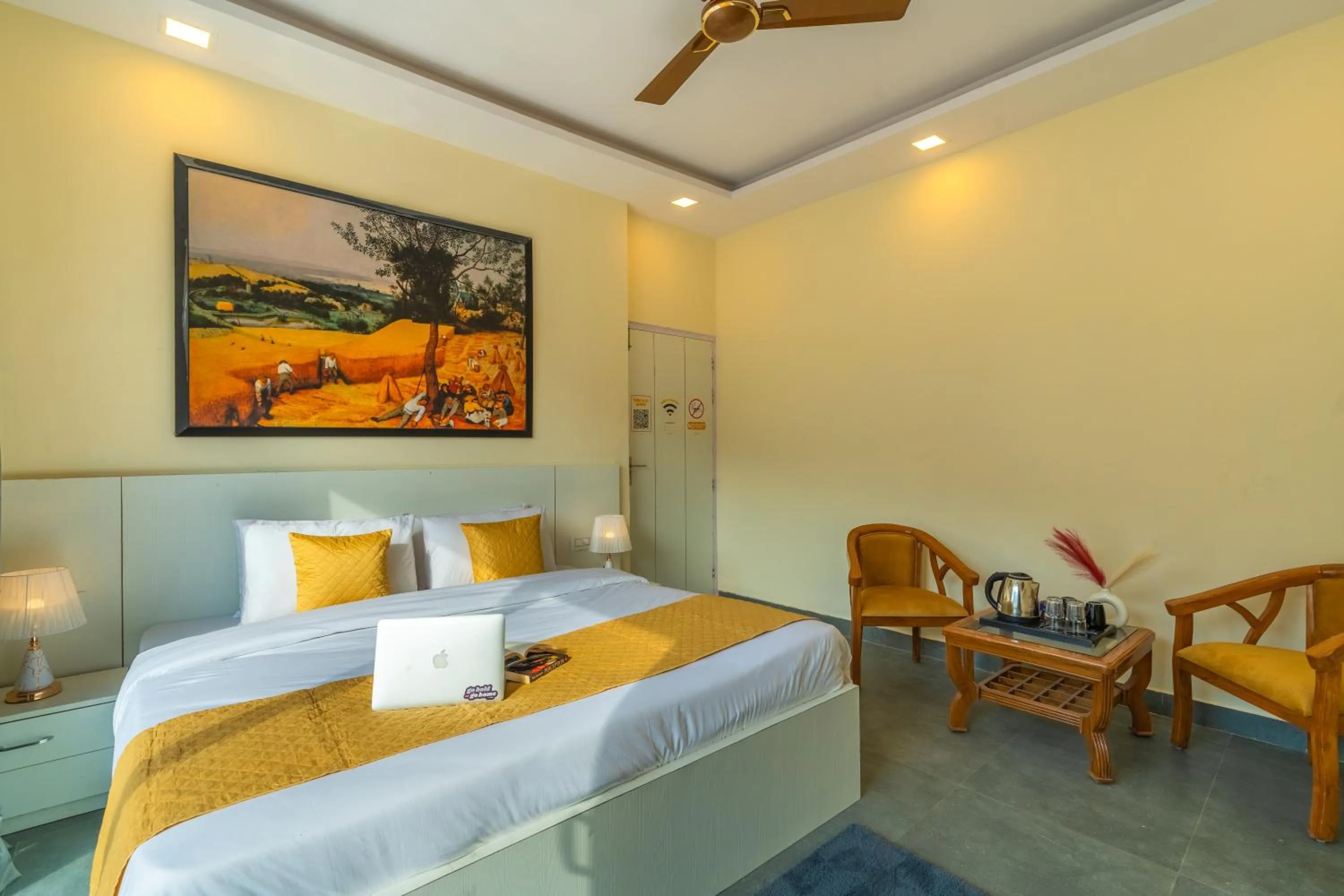 Bed in The Social Stays Rishikesh