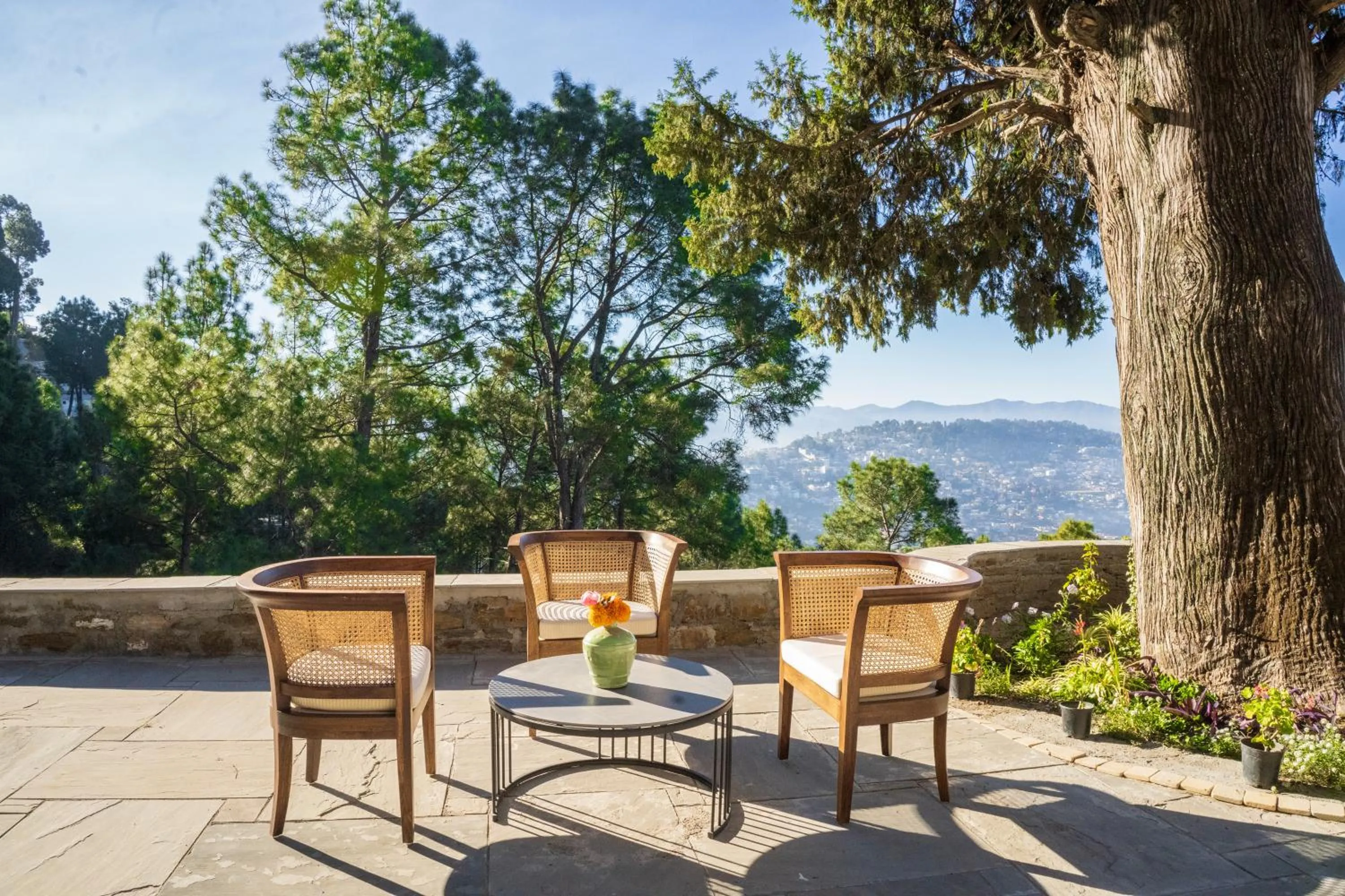 Patio in The Magnolia Lodge