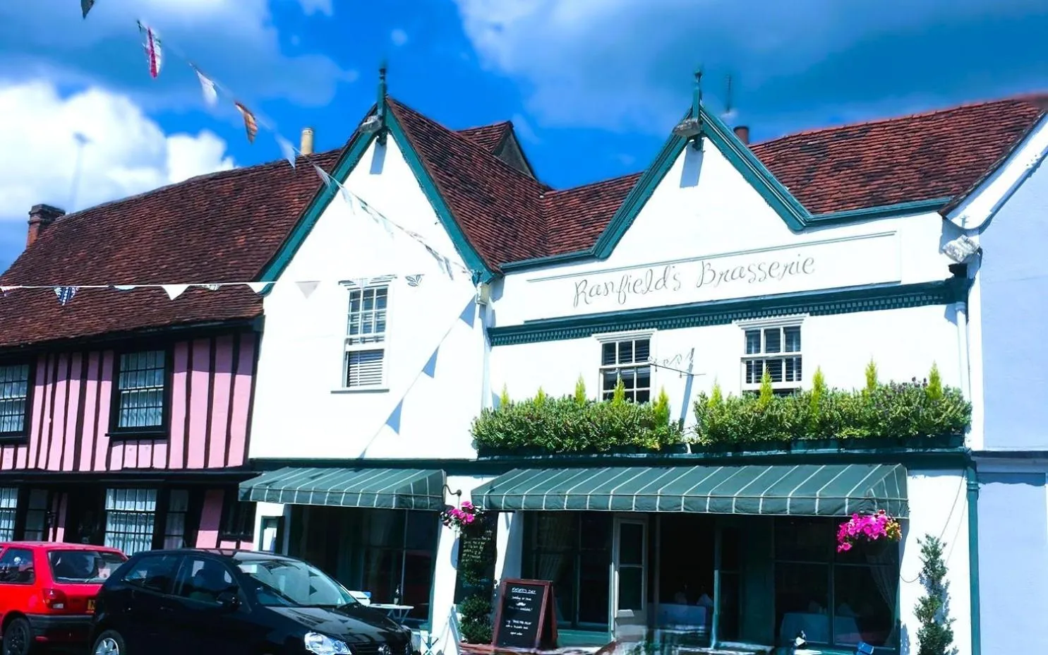 Property building in Ranfield's Brasserie Hotel Rooms