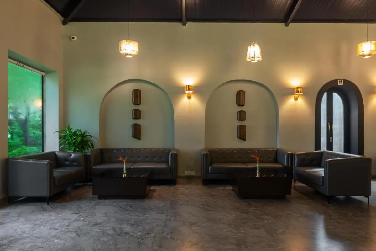 Seating area in River Estates Resort, Restaurant & Spa by Vibescapes