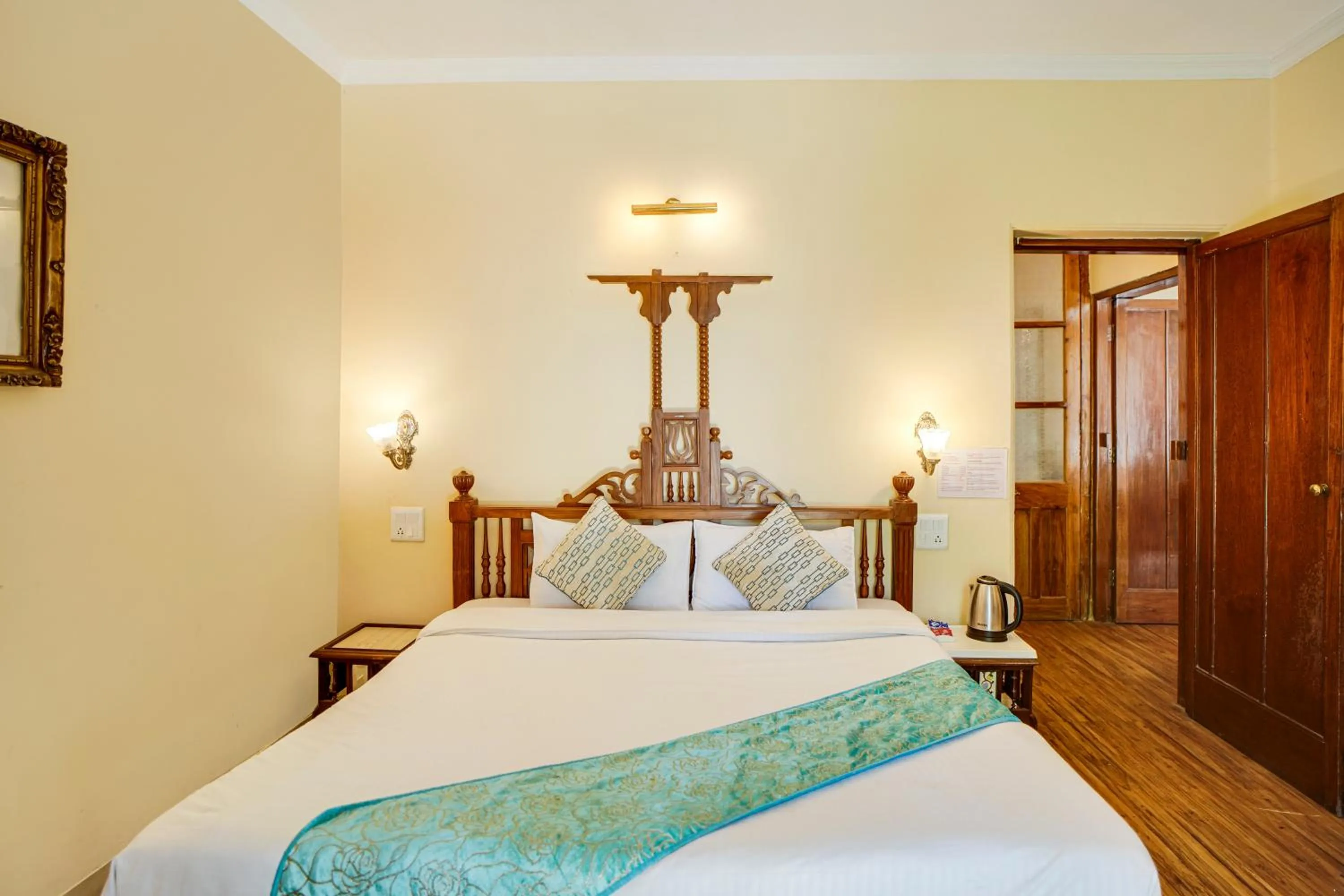 Bed in Shimla British Resort