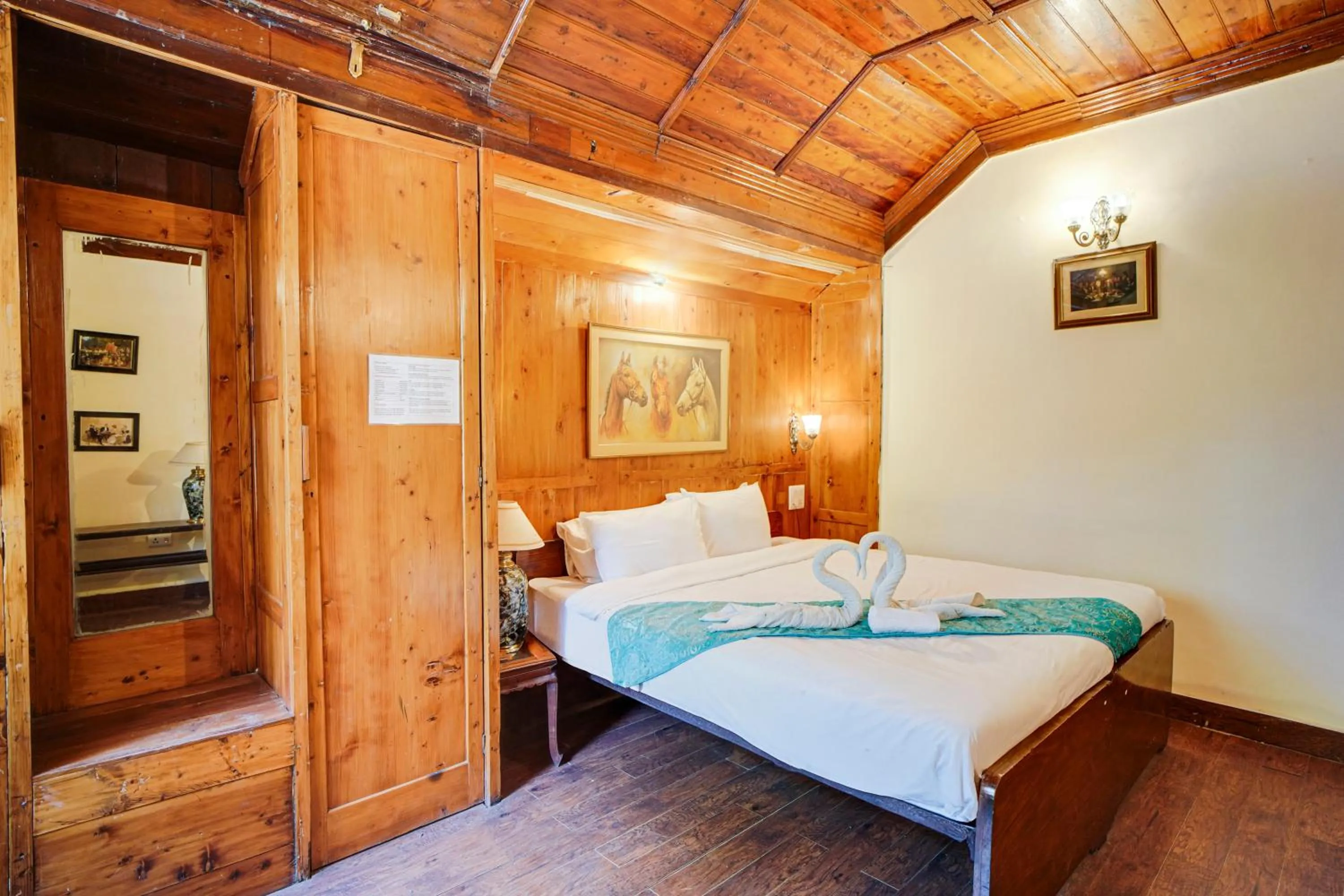 Bed in Shimla British Resort