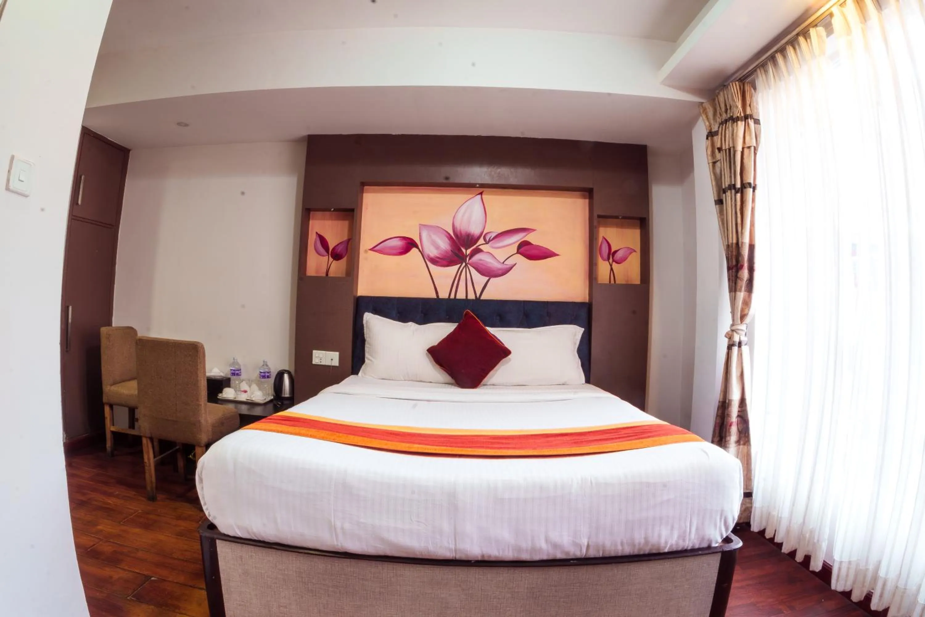 Photo of the whole room, Bed in Hotel Kathmandu square