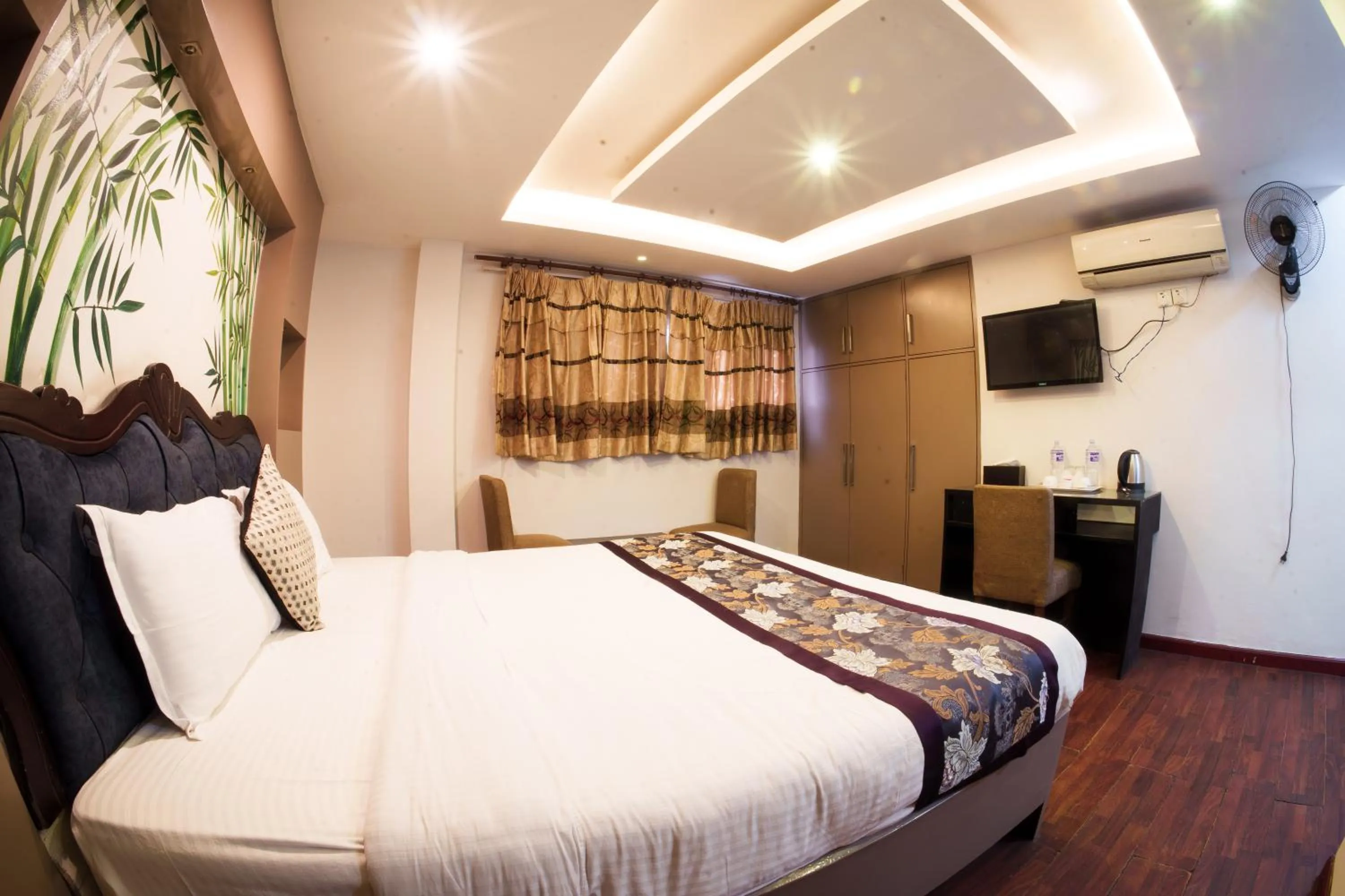 Photo of the whole room, Bed in Hotel Kathmandu square