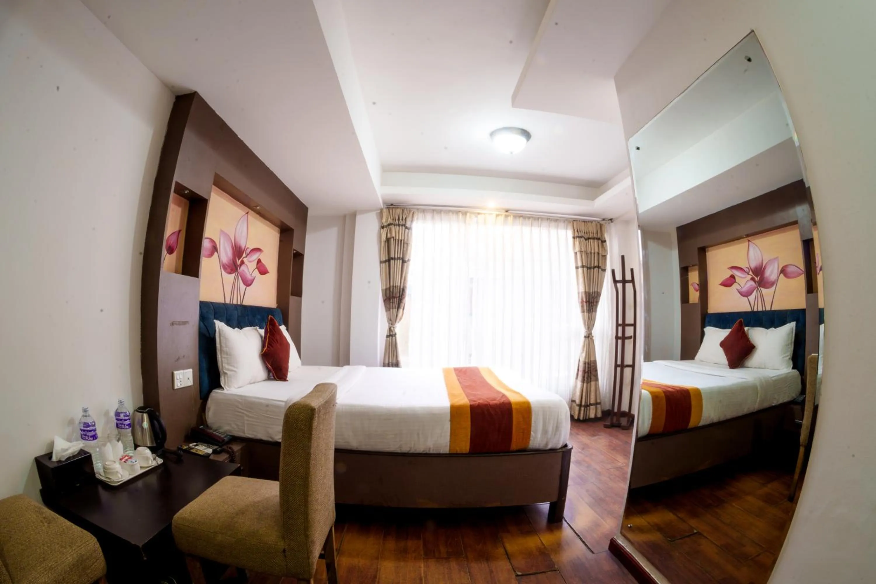 Bedroom, Bed in Hotel Kathmandu square