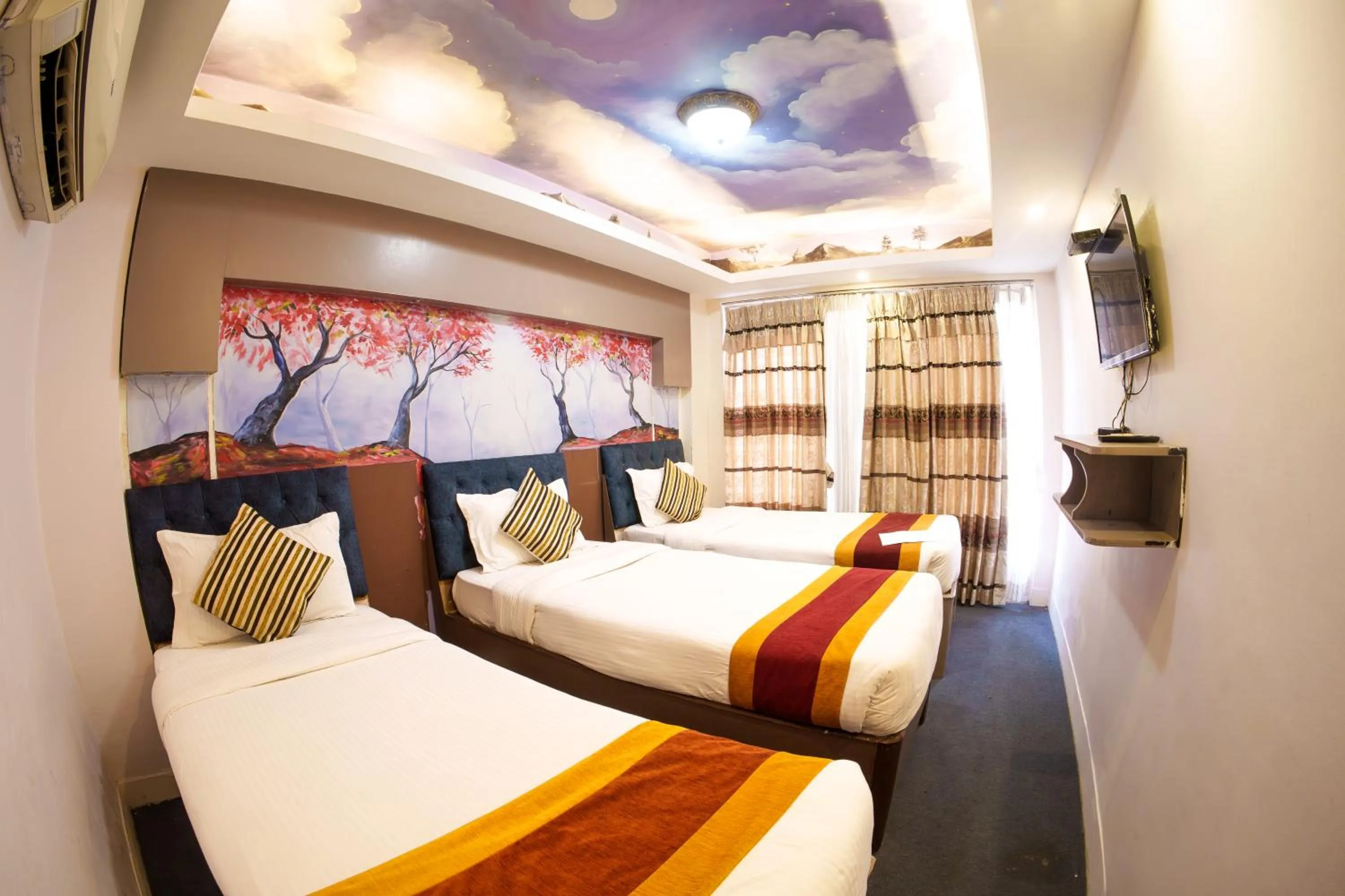 Photo of the whole room, Bed in Hotel Kathmandu square