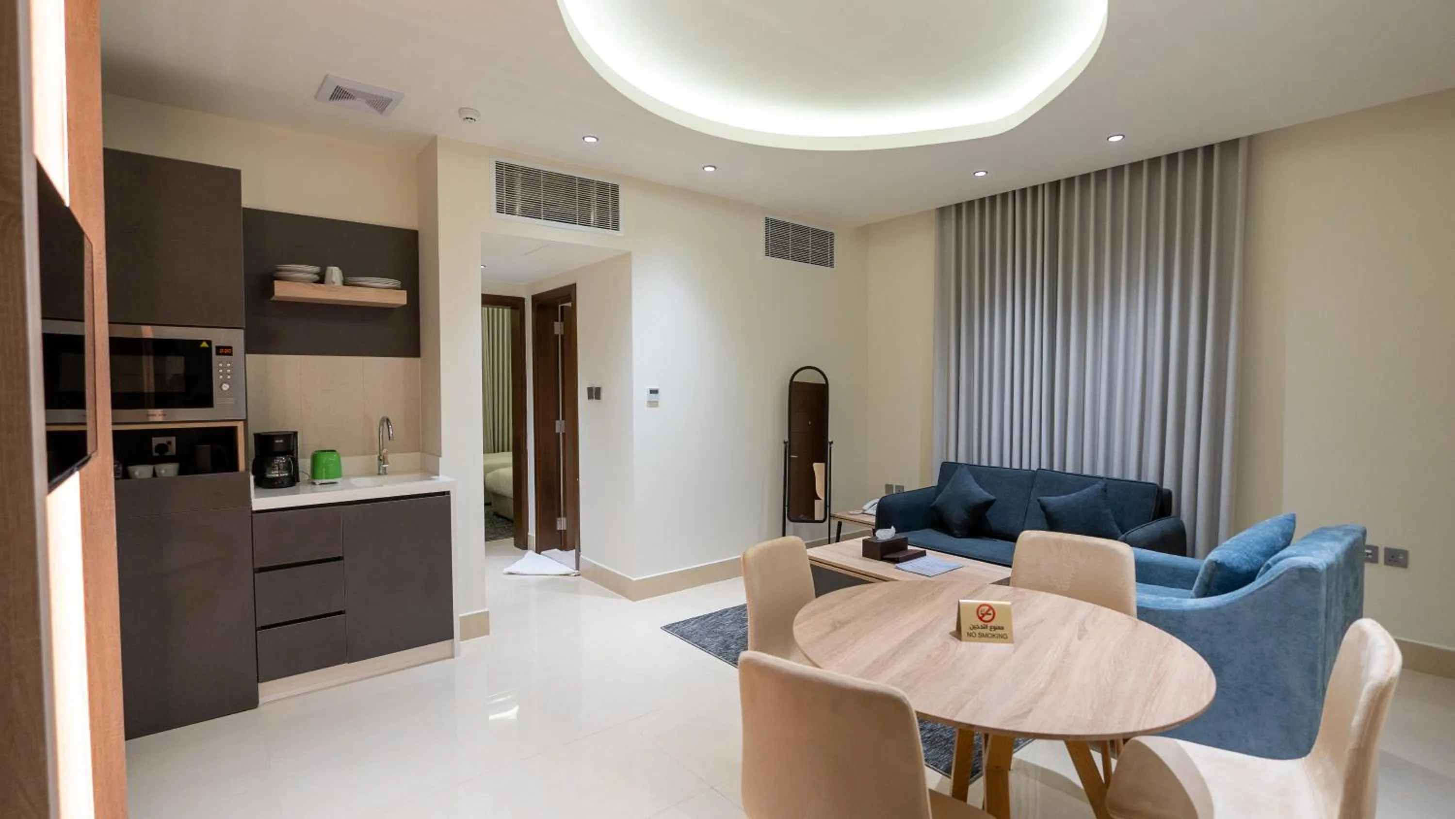 Seating area in Maskan Alolya Serviced Apartment