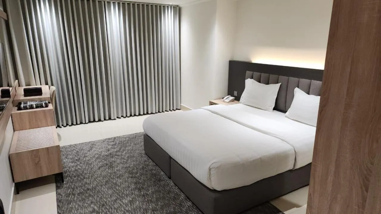 Bed in Maskan Alolya Serviced Apartment