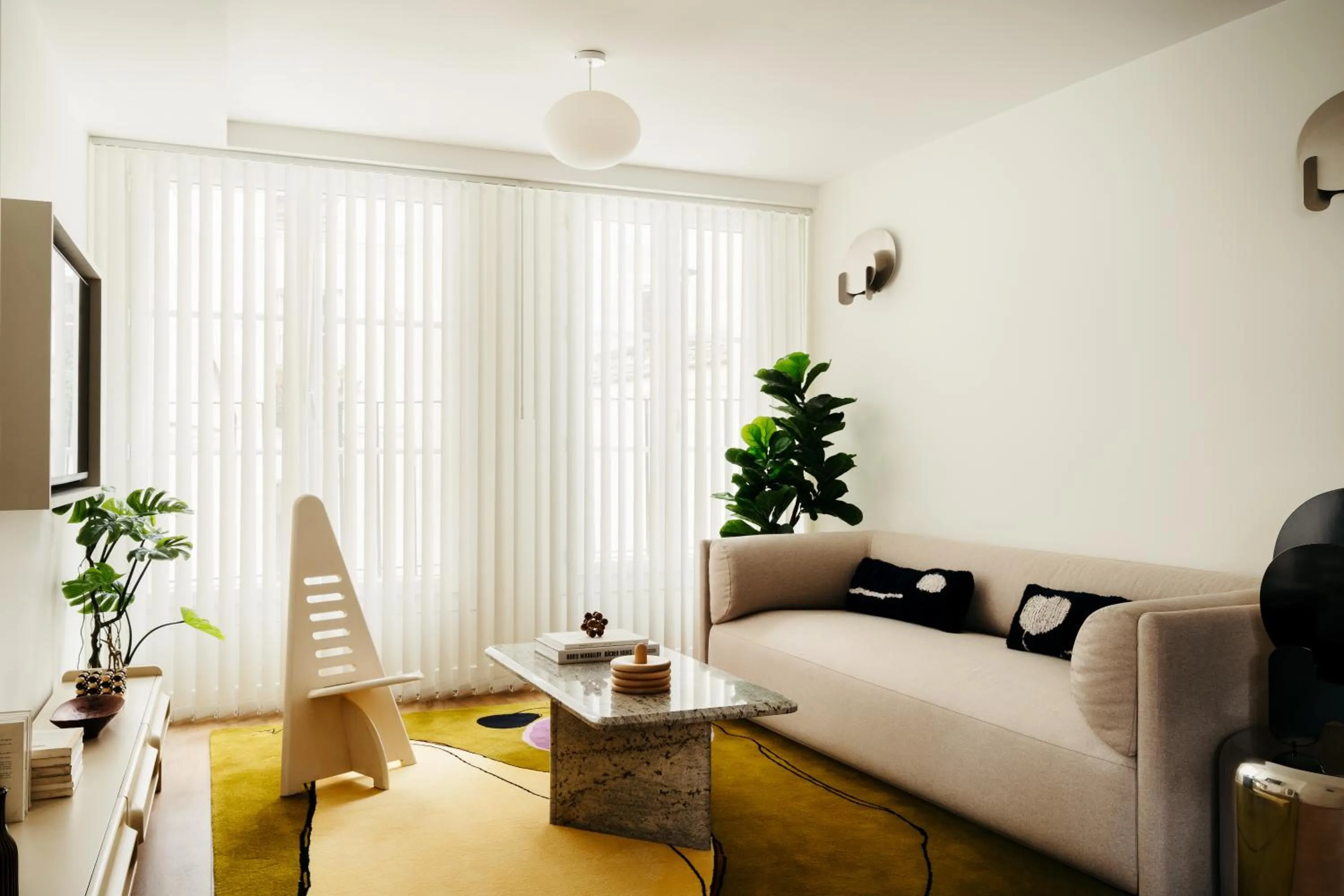 Living room in Edgar Suites Marais - Temple