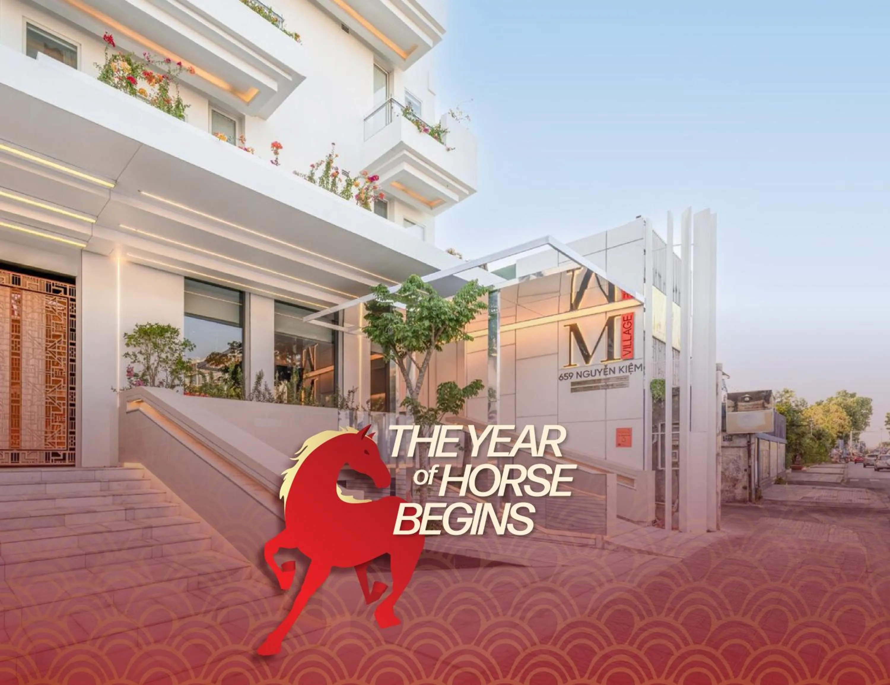 Property building in M Village Nguyễn Kiệm - Cosmo Airport Hotel