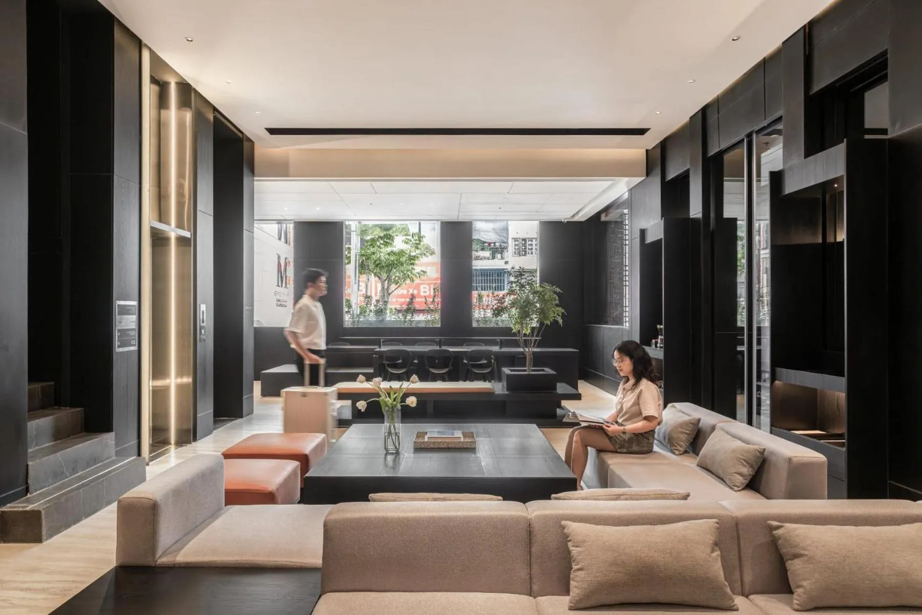 group of guests in M Village Nguyễn Kiệm - Cosmo Airport Hotel