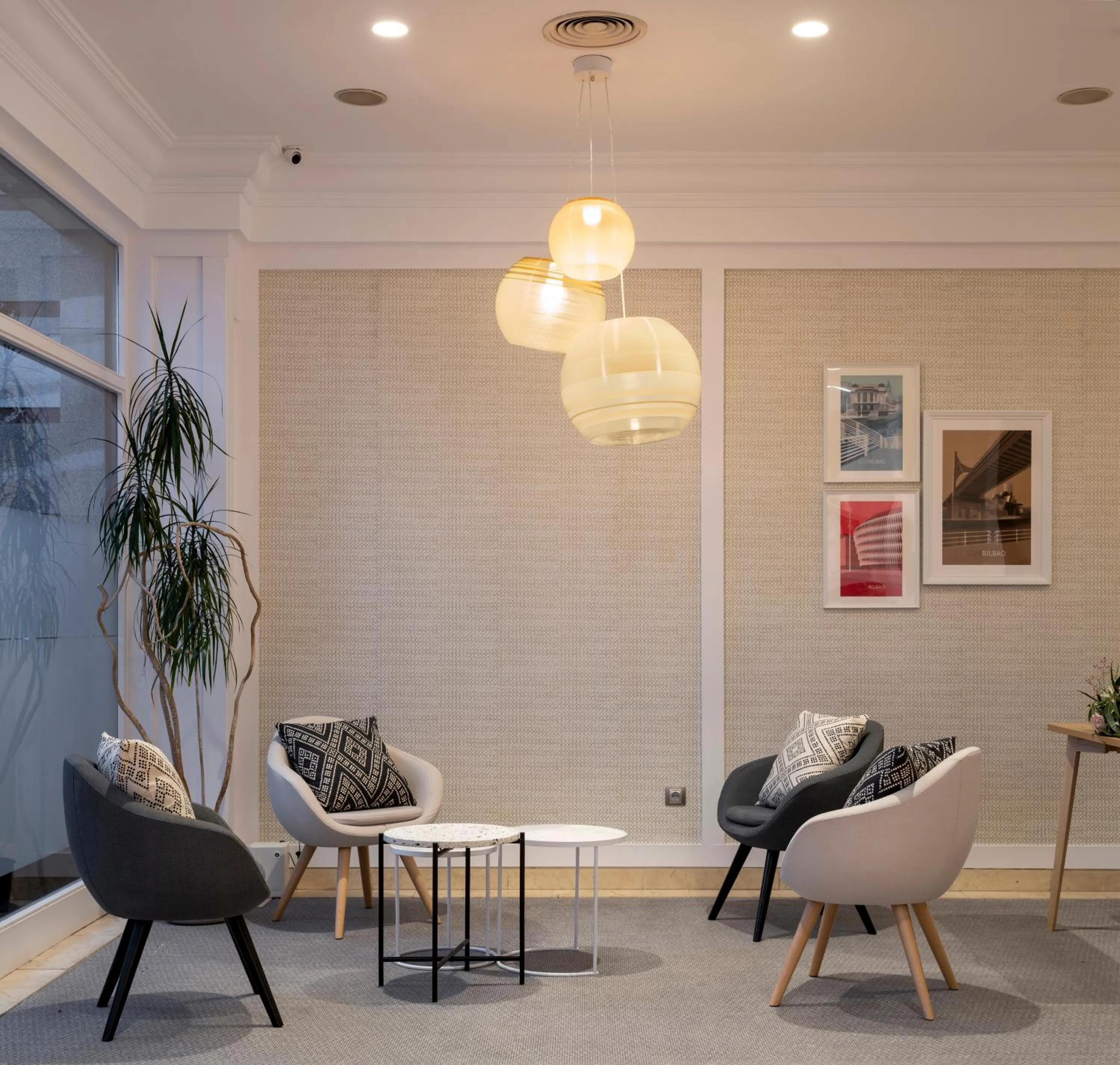 Lobby or reception in Santiago Apartments Bilbao