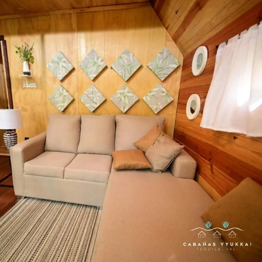 Living room in Hotel cabañas yyukkai